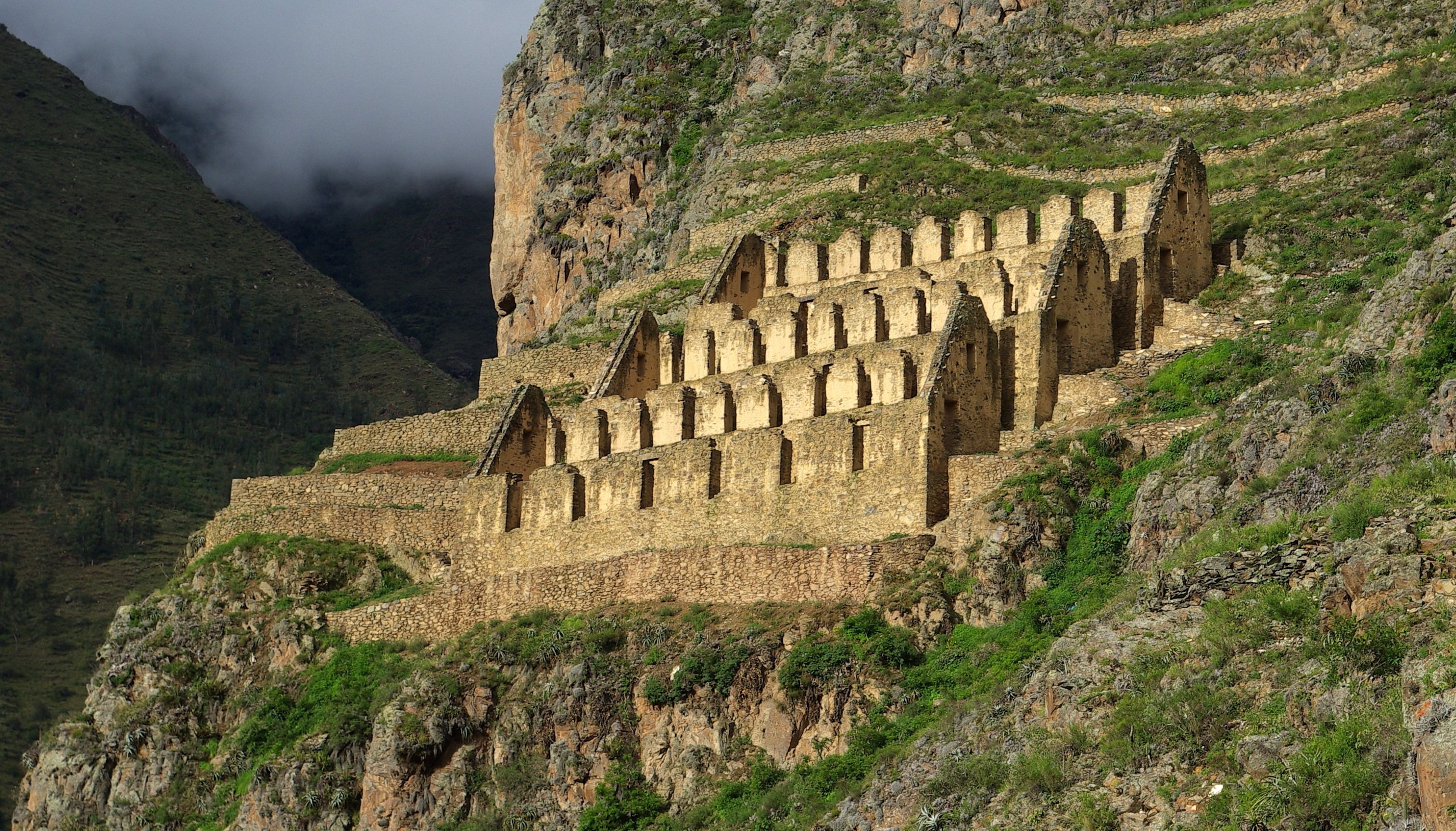 Ollantaytambo, Inca wallpapers, Historical backgrounds, Peru, 3030x1730 HD Desktop