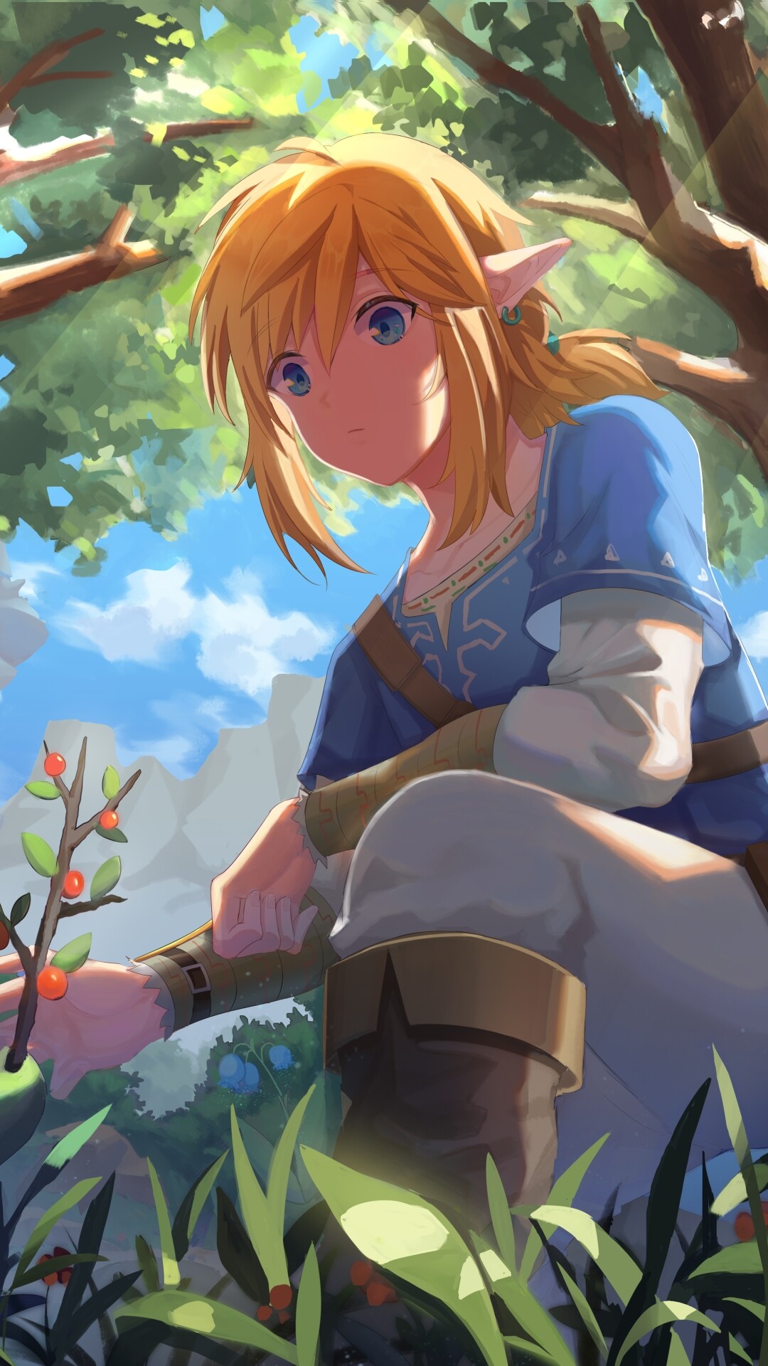 The Legend of Zelda: Breath of the Wild, Epic video game, 1080x1920 Full HD Phone