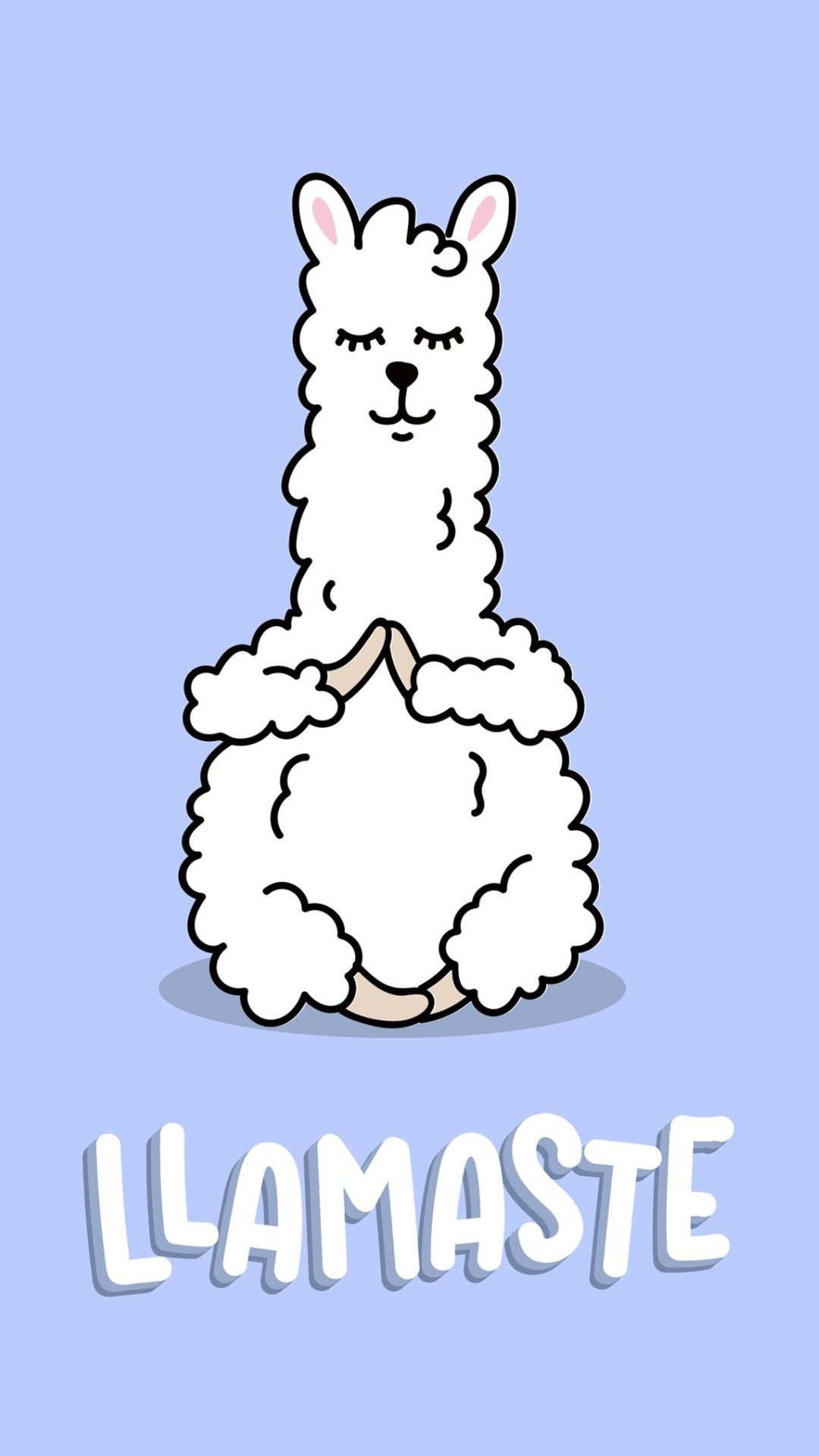 Cute llama wallpapers, Llama cuteness overload, Adorable backgrounds, Wholesome llama love, 1080x1920 Full HD Phone