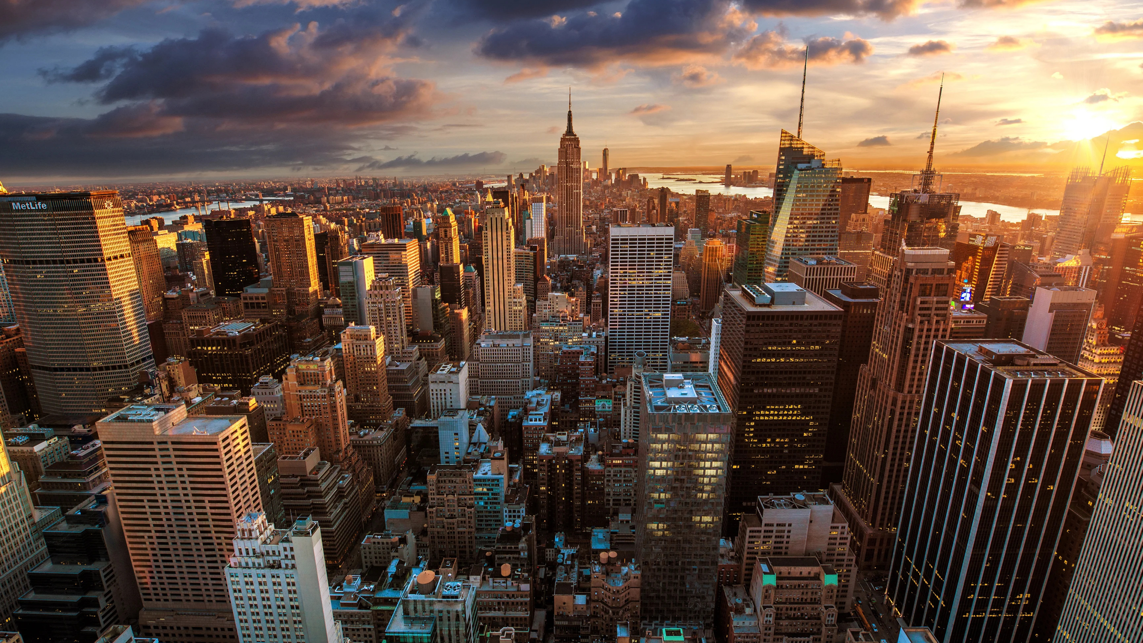 New York city, 4K wallpapers, Metropolis skyline, Urban beauty, 3840x2160 4K Desktop