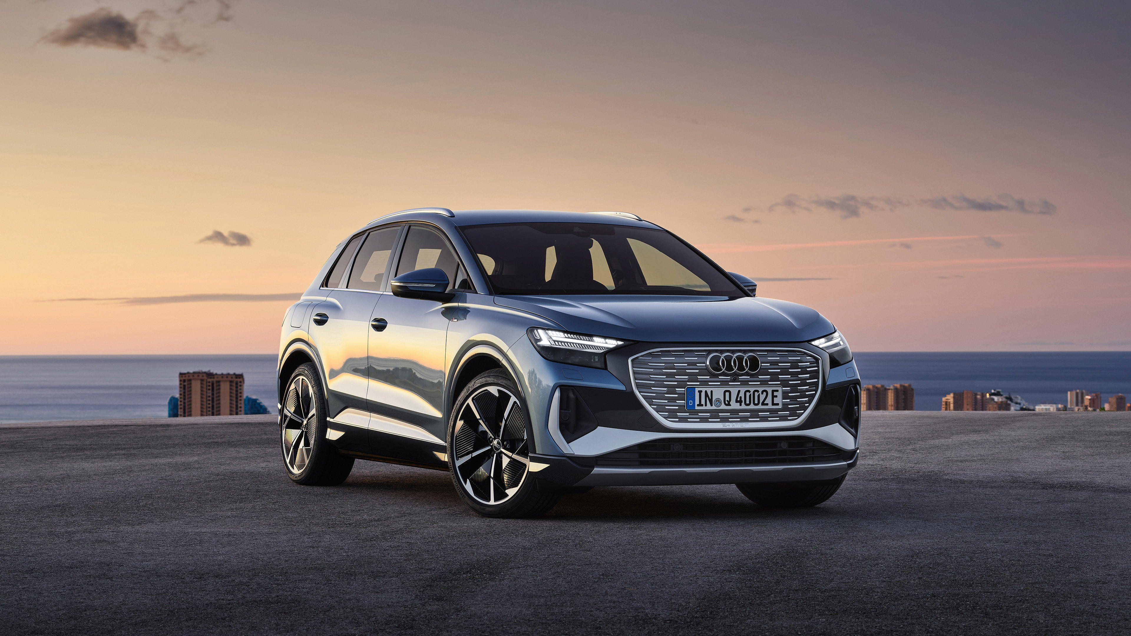 Audi E-Tron, Q4 E-Tron, Ultra HD wallpapers, Cutting-edge technology, 3840x2160 4K Desktop