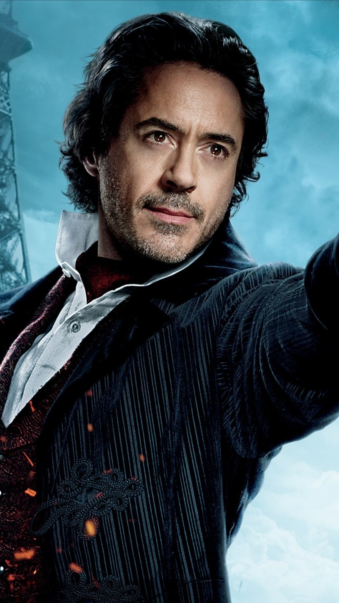 Robert Downey Jr., Sherlock Holmes, Background Pictures, 1080x1920 Full HD Phone