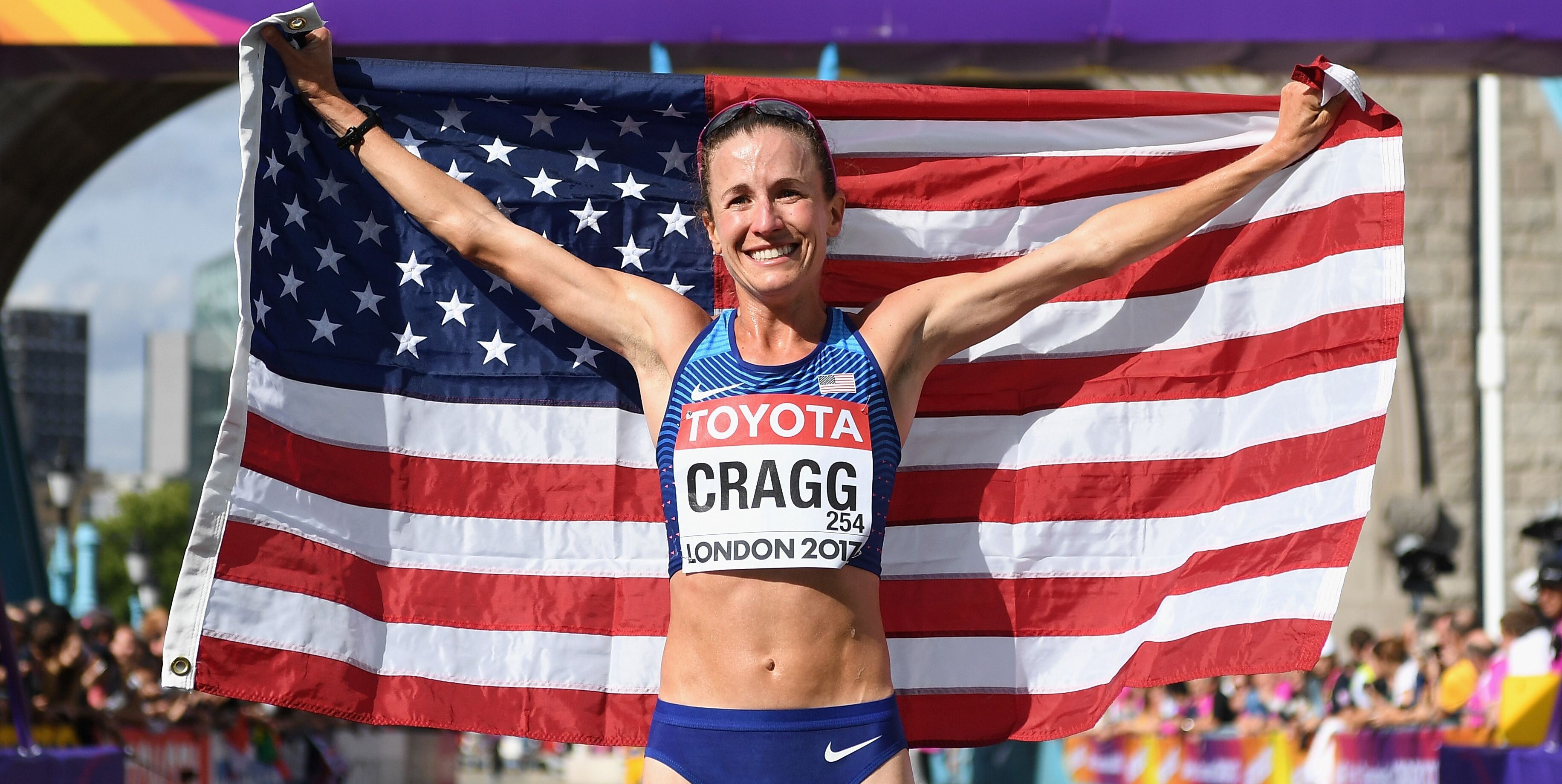 London 2017, Amy Cragg Wallpaper, 3670x1840 HD Desktop