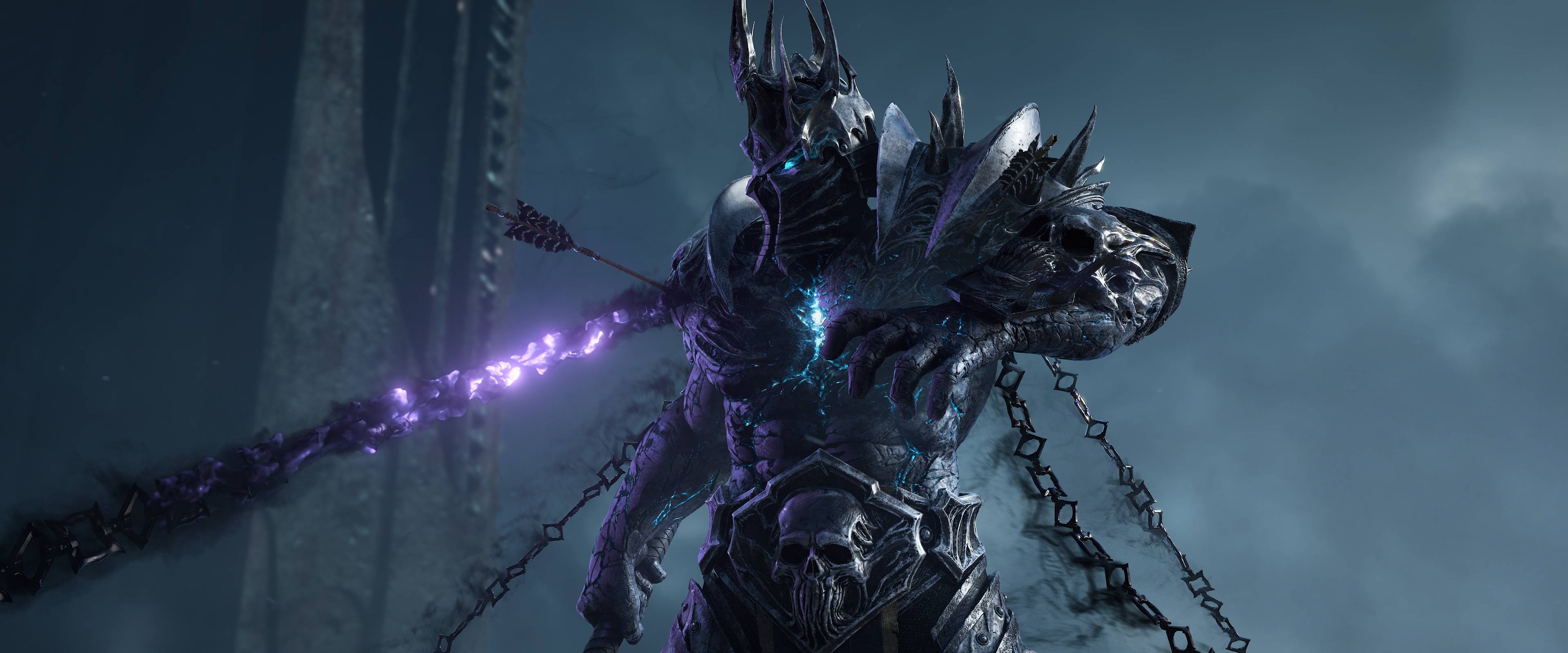 World of Warcraft, Epic fantasy art, Immersive gaming, Epic battles, 3840x1600 Dual Screen Desktop