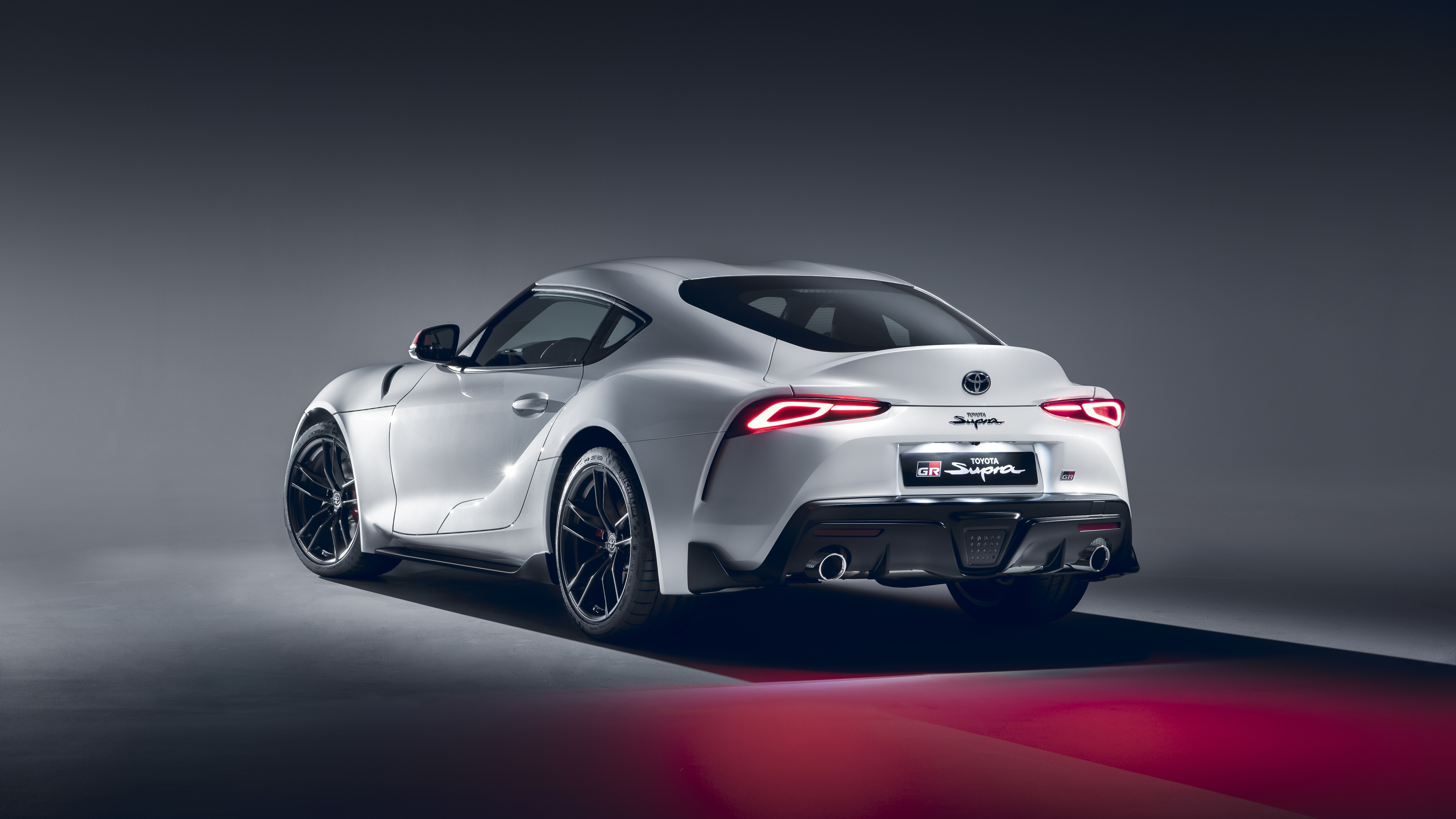 2020 GR Model Rear View, Toyota GR Supra Wallpaper, 3840x2160 4K Desktop