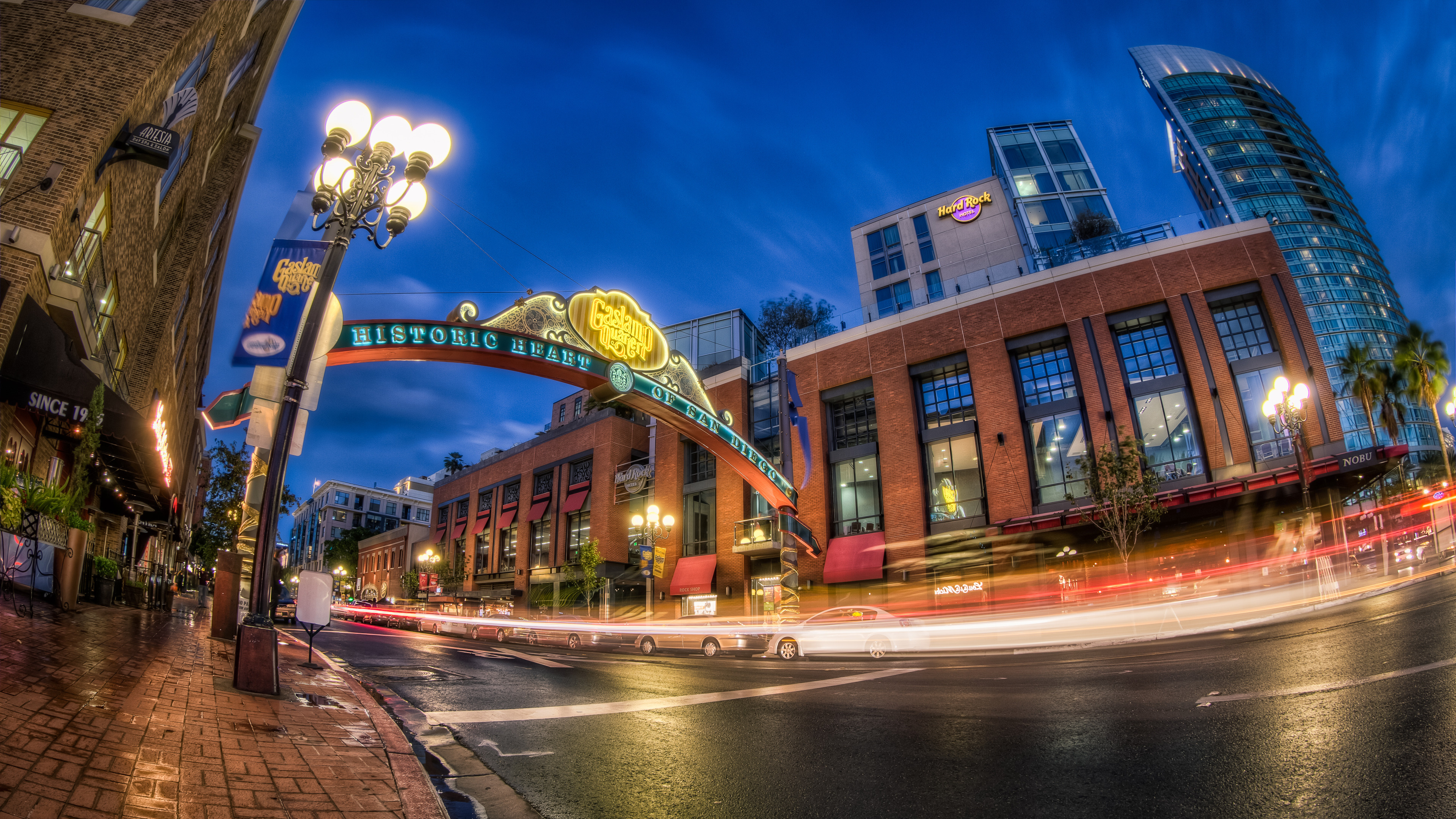 Gaslamp Quarter, San Diego (California) Wallpaper, 3840x2160 4K Desktop