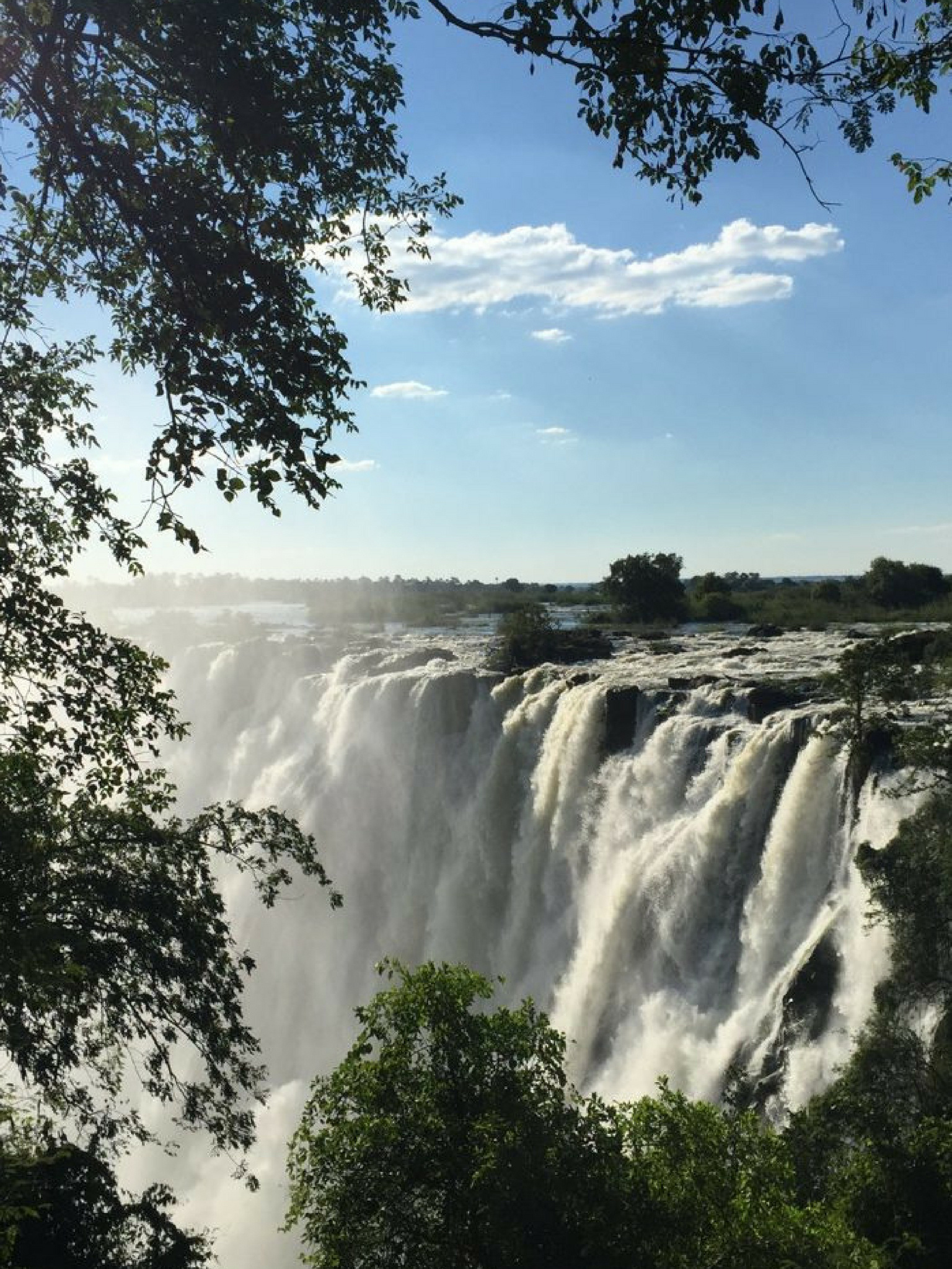 Devil's Pool, Zambia, Victoria Falls guide, World of wanderlust, 1540x2050 HD Phone