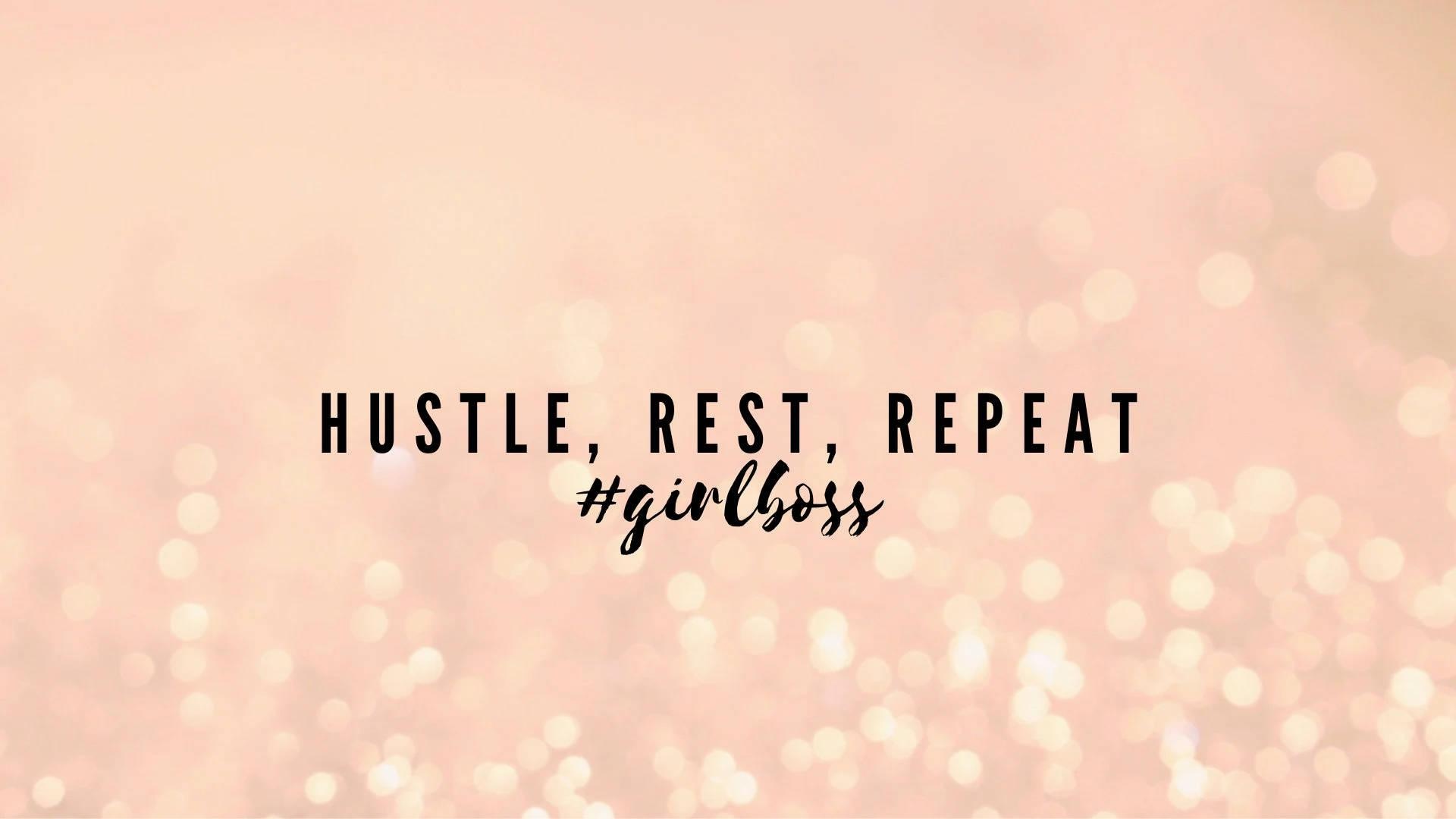 Girl Boss Daily Routine Wallpaper 1920x1080