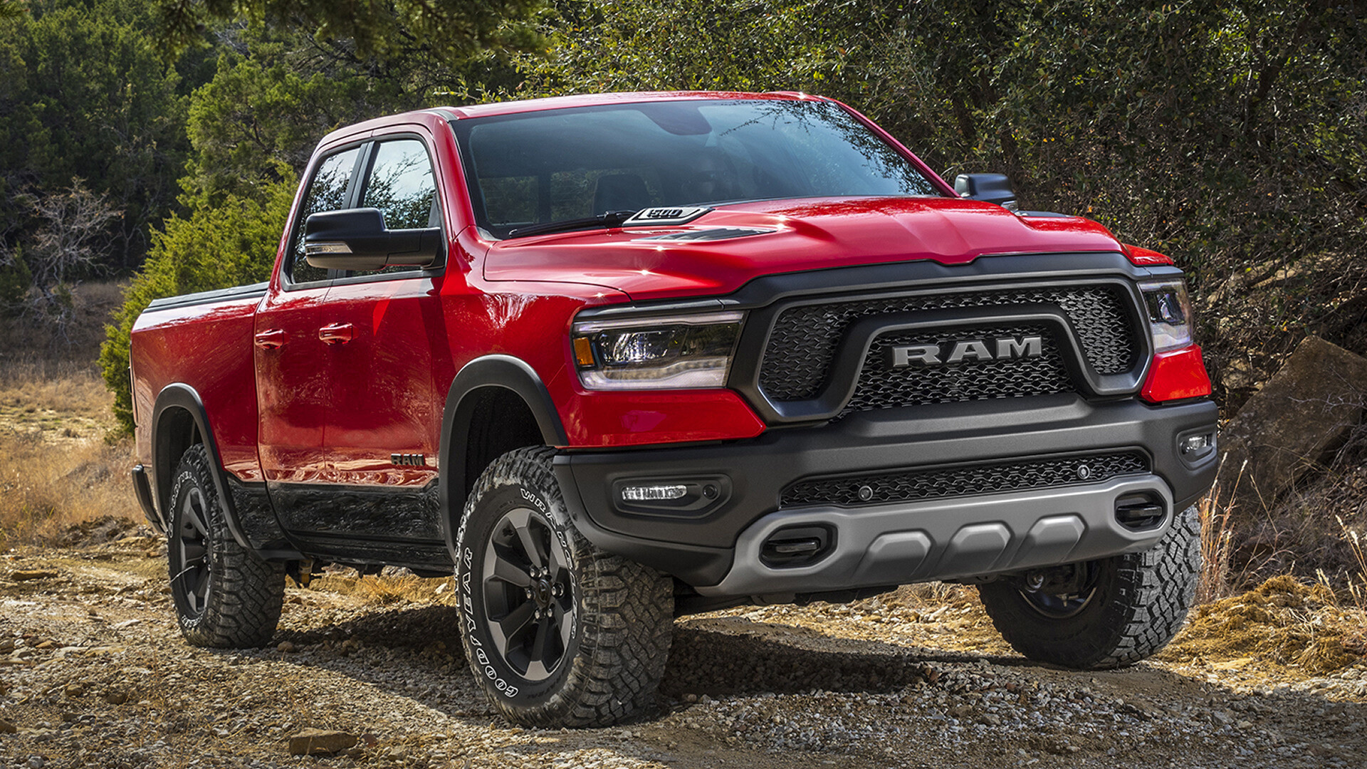 2019 Ram 1500 Rebel, Quad cab edition, All-terrain conqueror, Adventure awaits, 1920x1080 Full HD Desktop