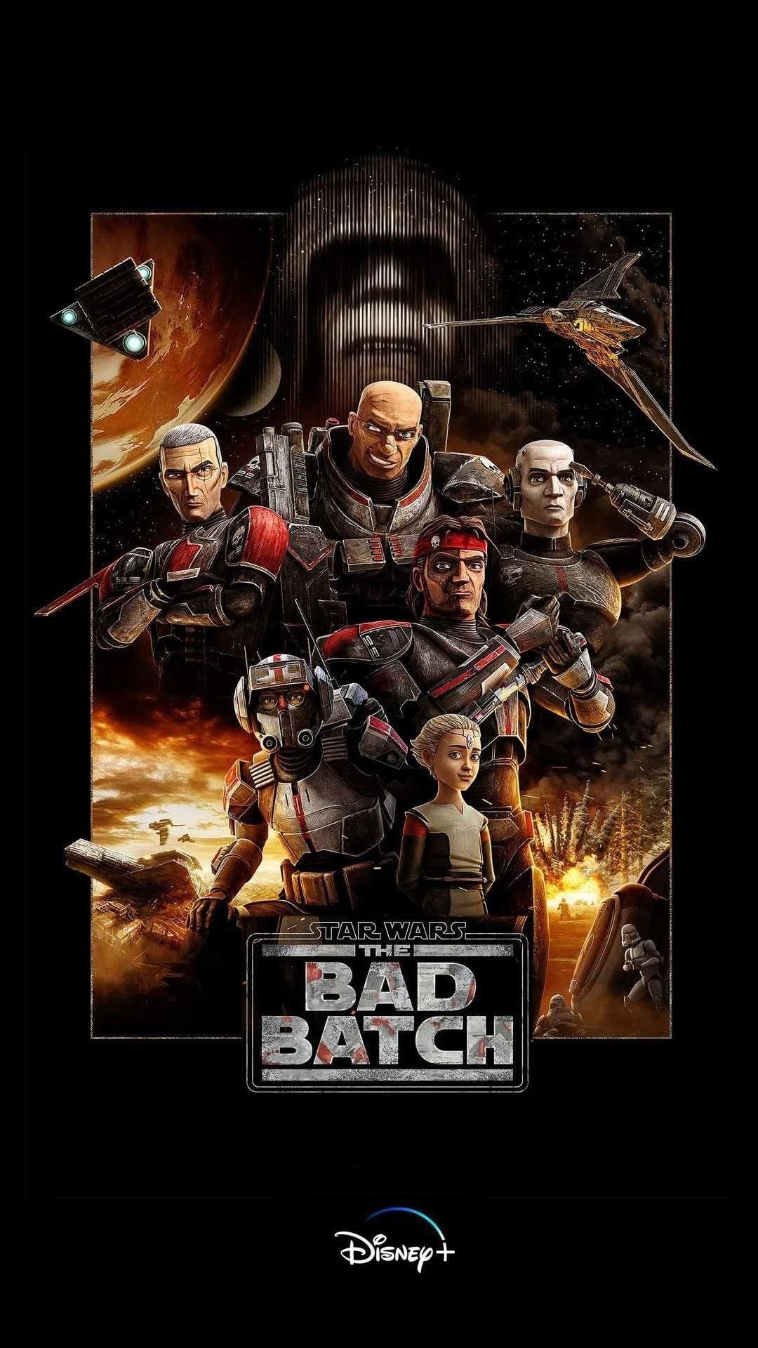 Star Wars: The Bad Batch, Star Wars art, Clone Wars, Star Wars, 1080x1920 Full HD Phone