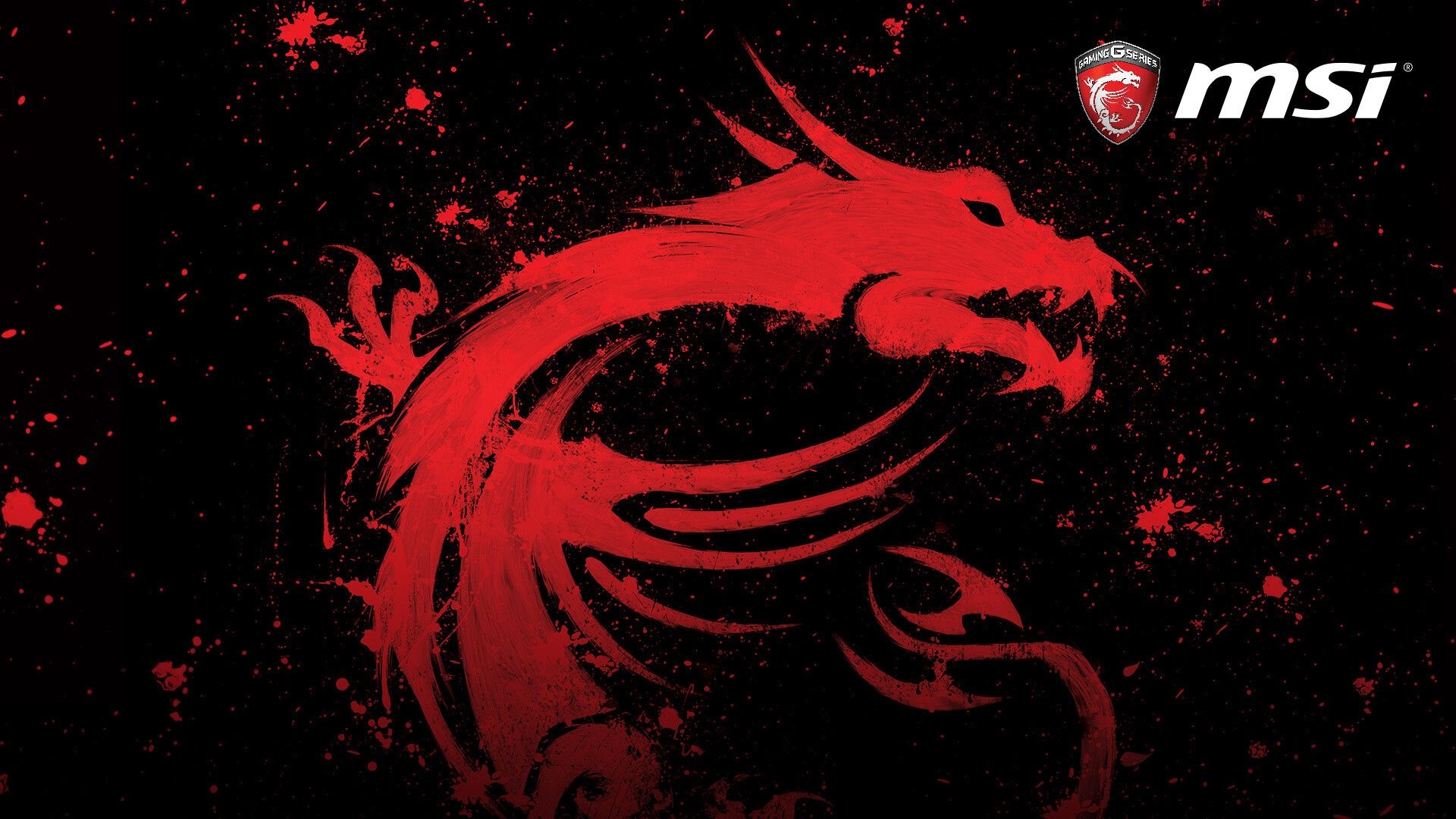 MSI Gaming dragon, msi logo, Gaming G Series shield, Full HD Desktop wallpaper