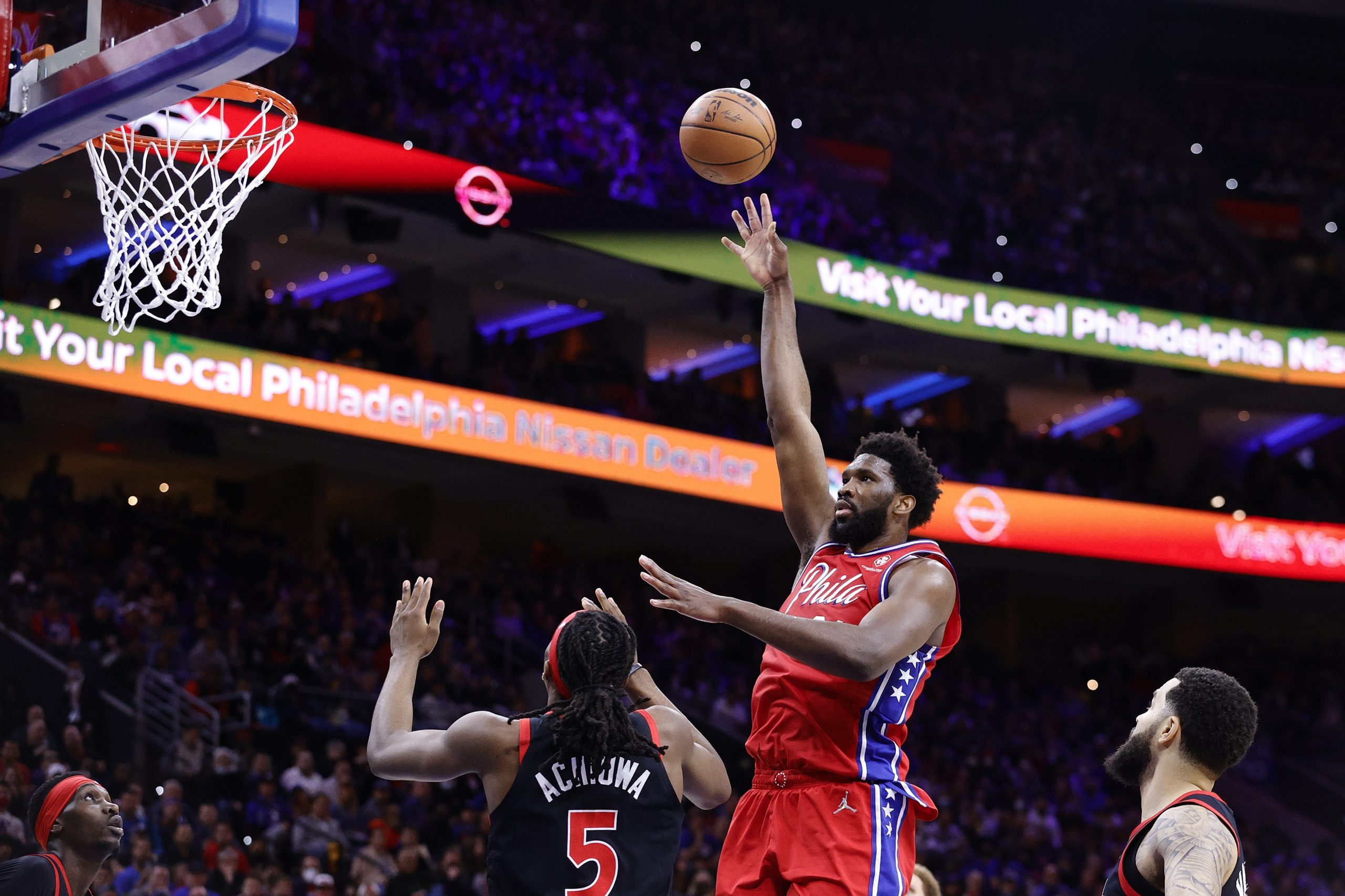 76ers vs Raptors, Joel Embiid Wallpaper, 2560x1710 HD Desktop