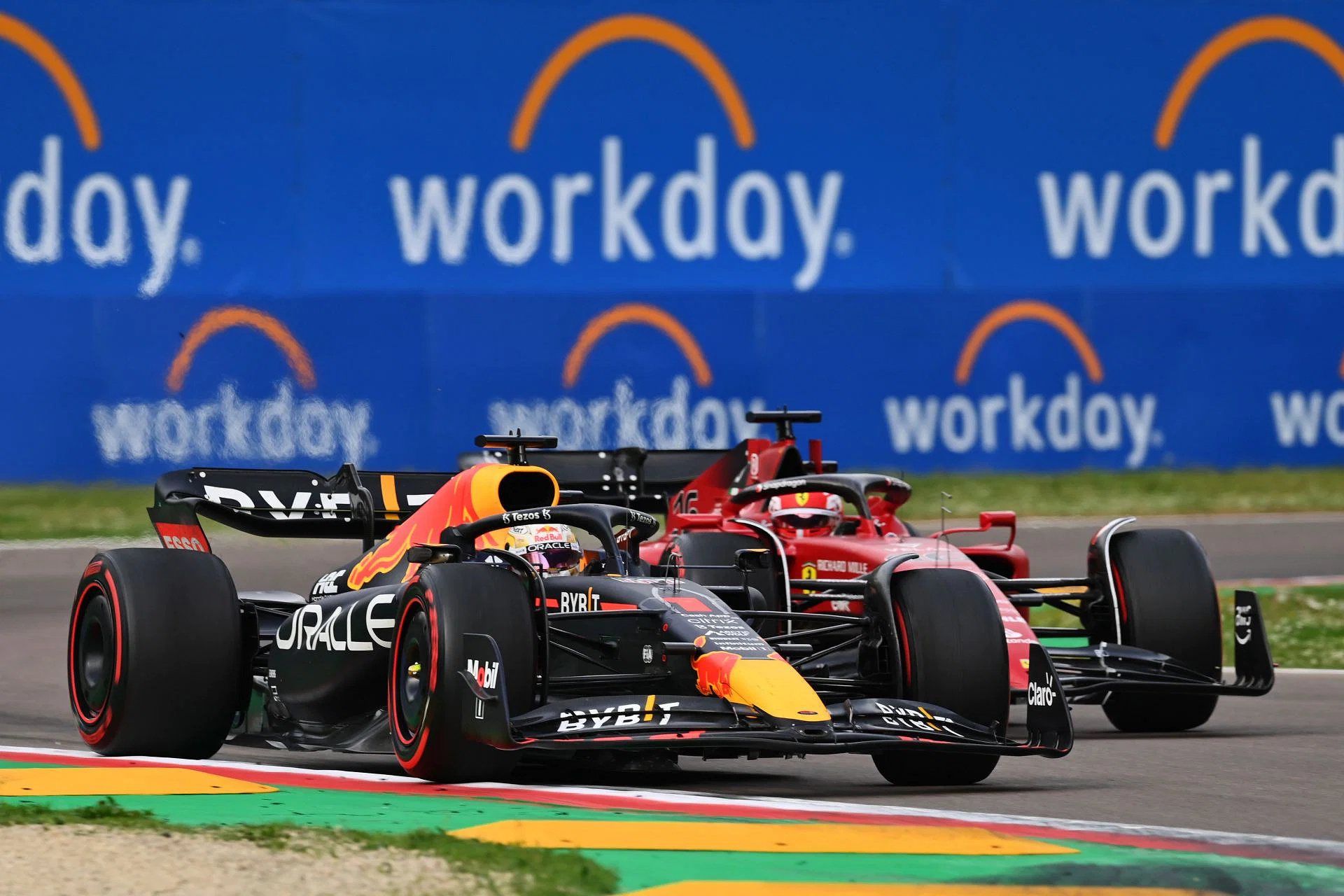 2022 Imola GP Leclerc vs Verstappen, Grand Prix F1 Wallpaper, 1920x1280 HD Desktop