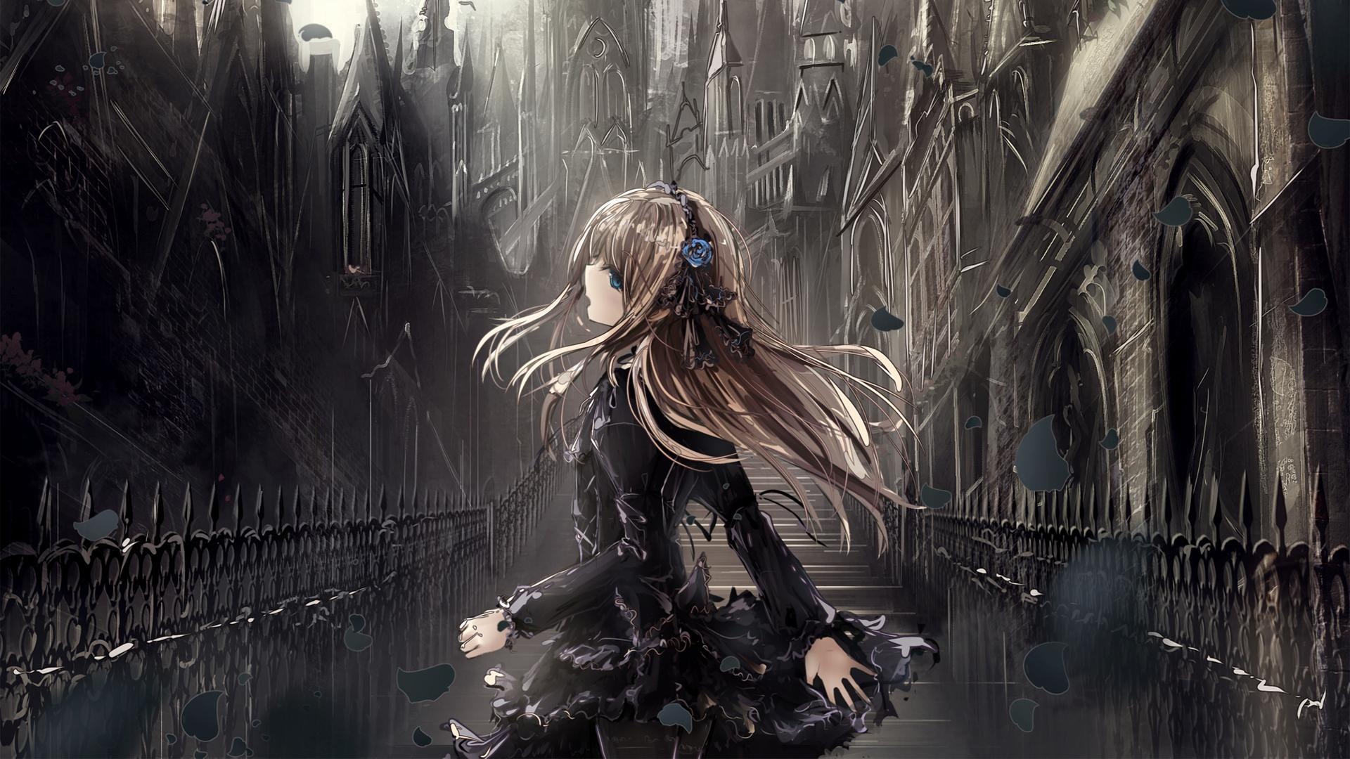 Gothic Anime, Gothic anime, Dark fantasy, Gothic aesthetic, 1920x1080 Full HD Desktop