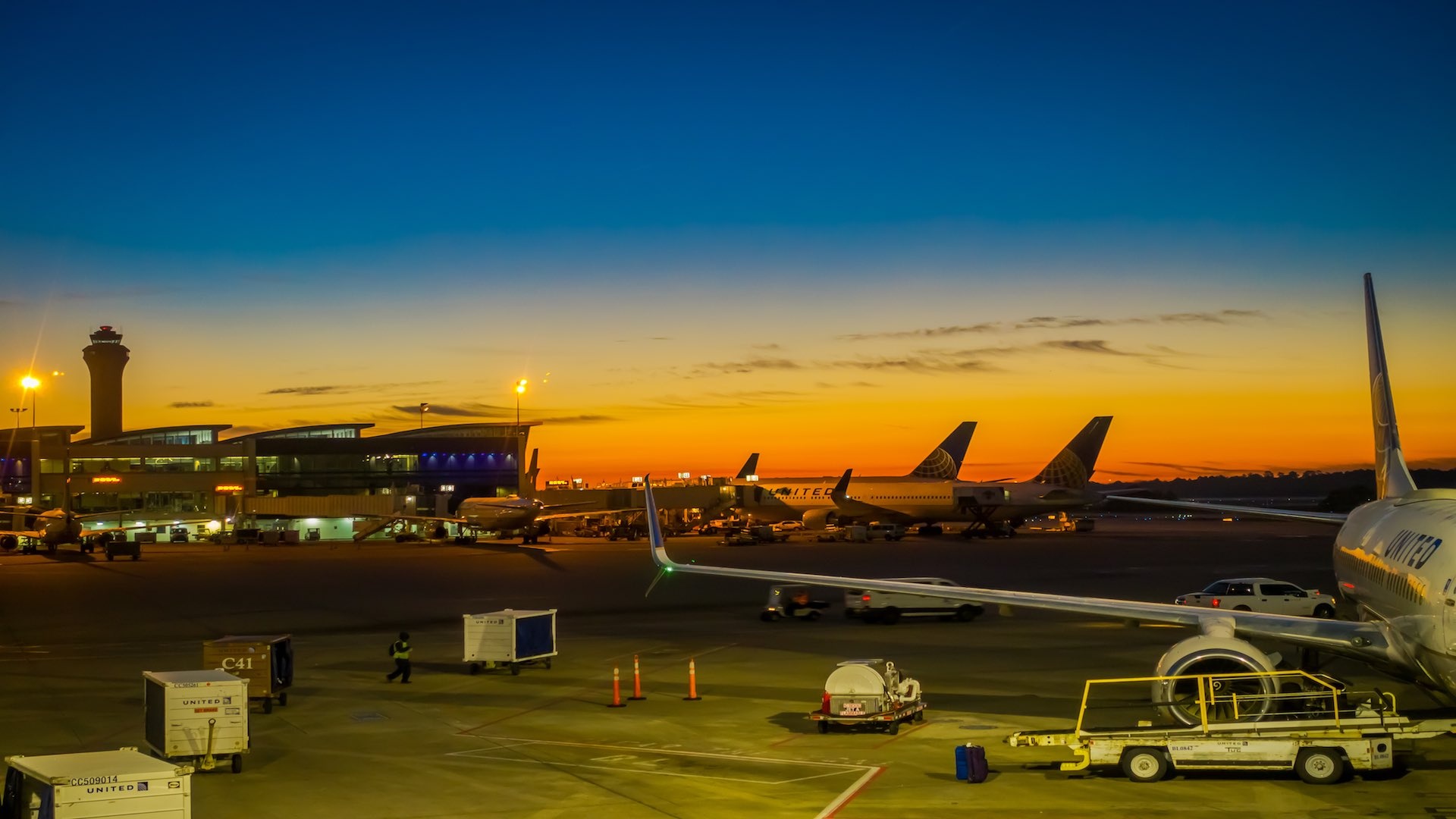 George Bush Intercontinental Airport, Travels, Houston, Texas, 1920x1080 Full HD Desktop