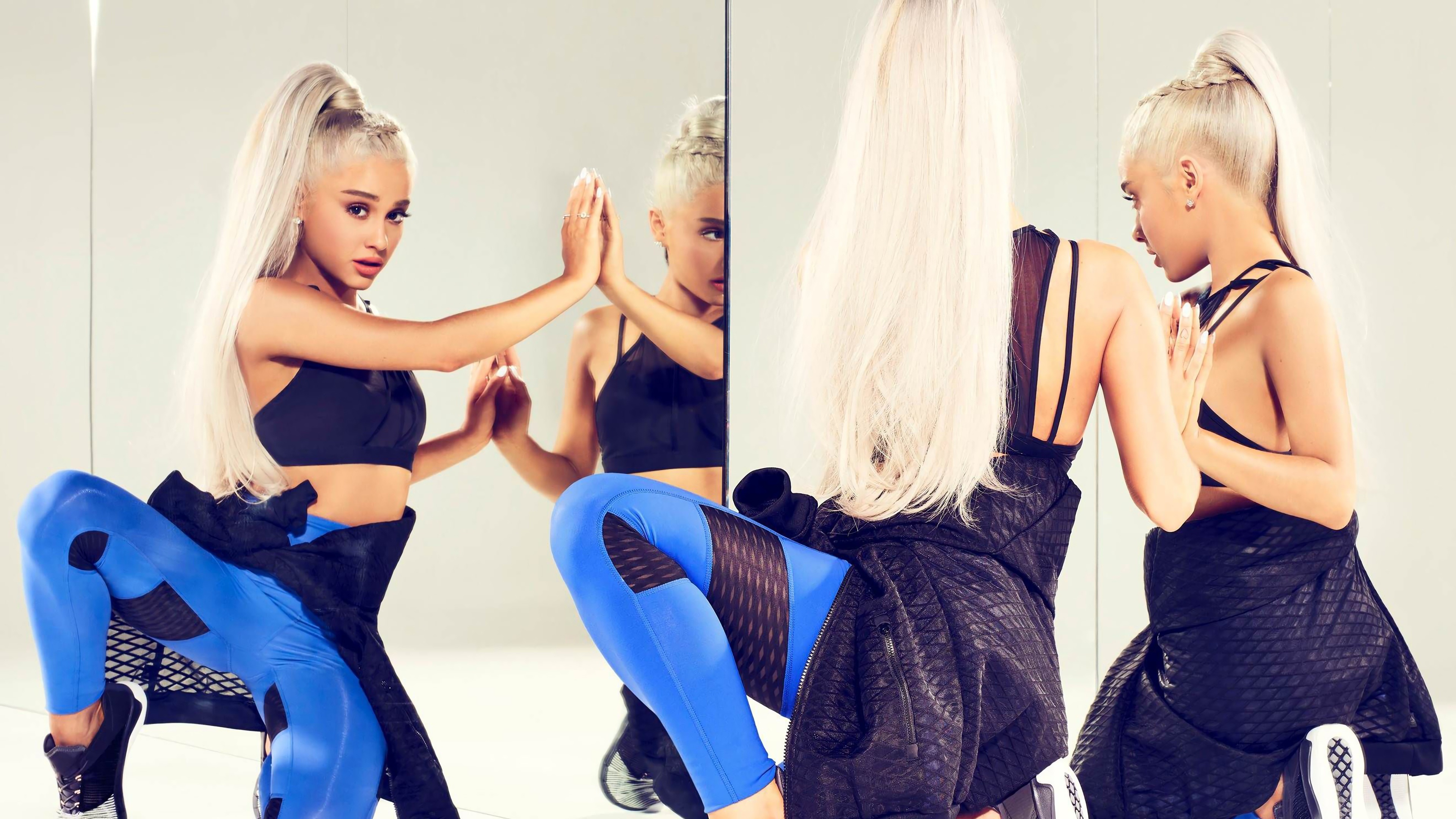 Ariana Grande, Reebok 2018, Alfredo Flores, 3840x2160 4K Desktop