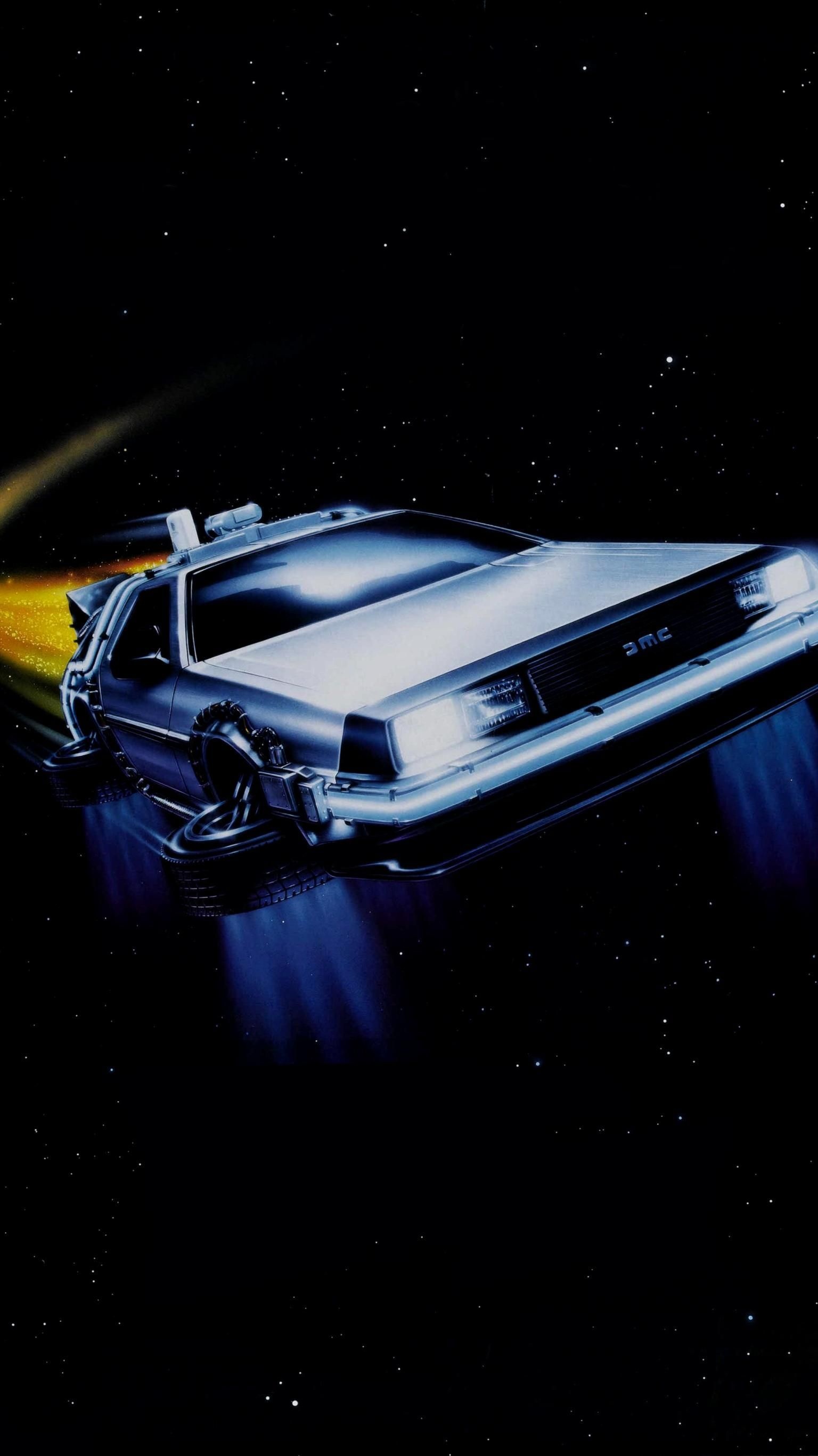 DeLorean DMC-12, Phone wallpapers, Cool backgrounds, Time machine, 1540x2740 HD Phone