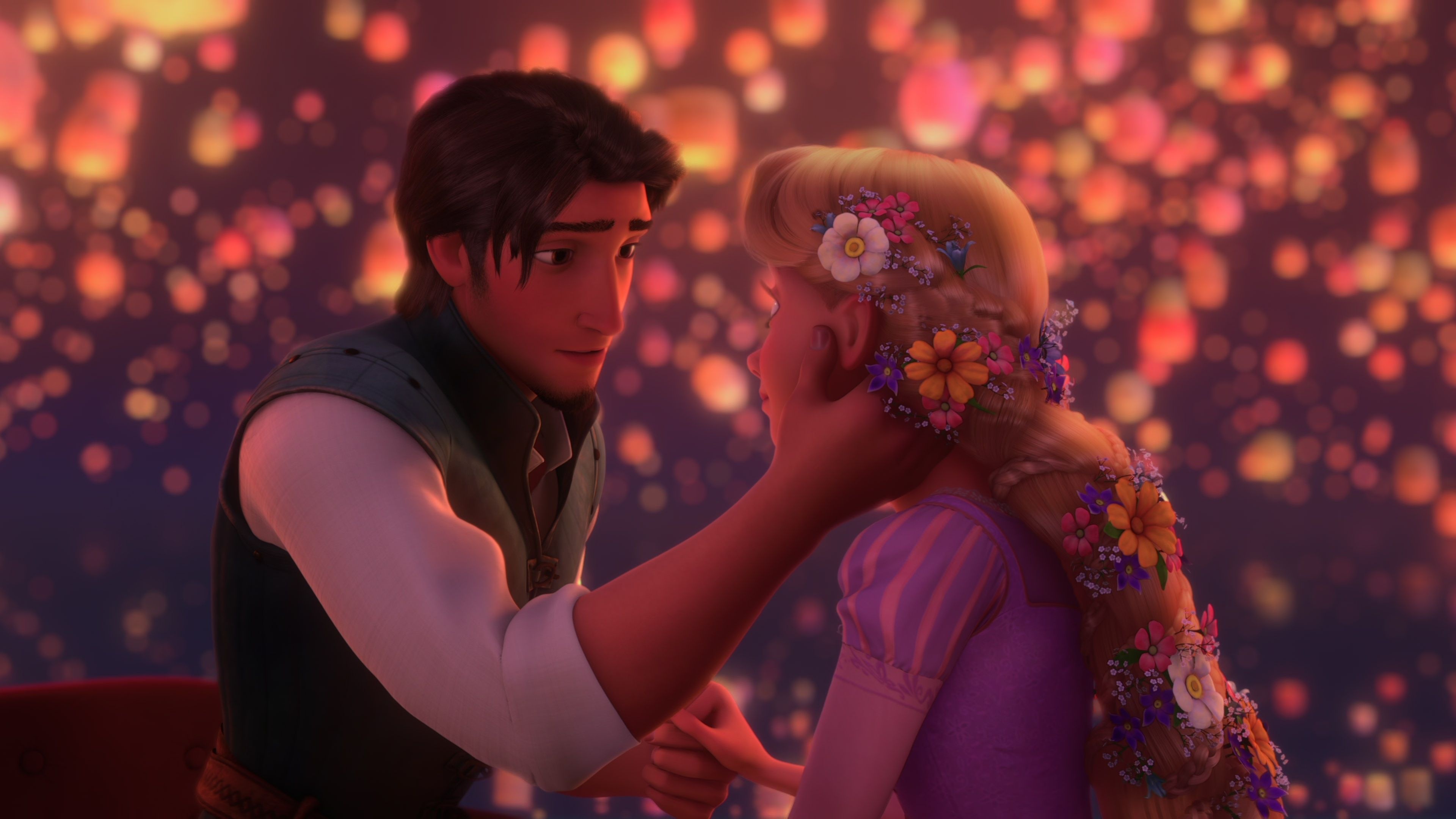 Flynn Rider, Rapunzel Wallpaper, 3840x2160 4K Desktop