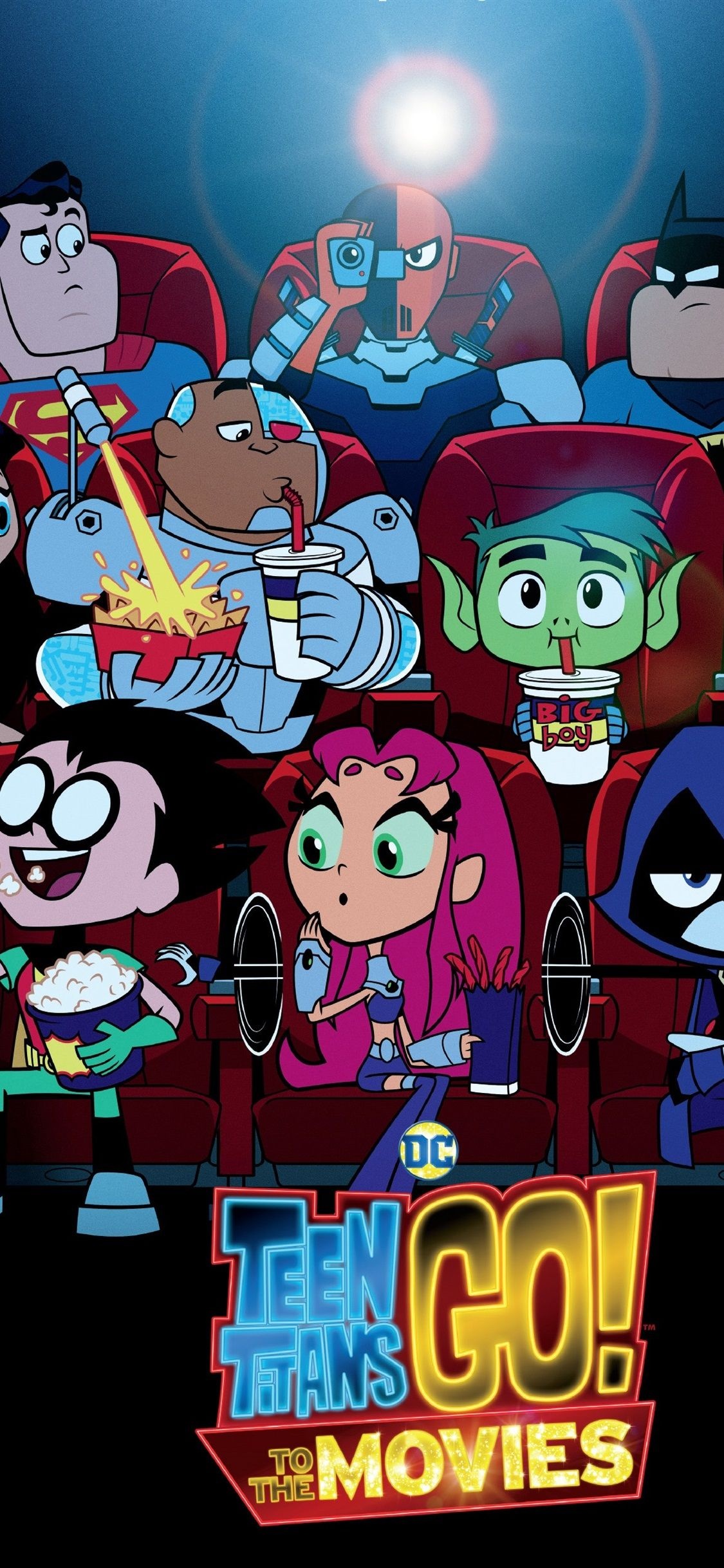 Teen Titans Go!, DC Super Hero Girls, Multiverse Mayhem, iPhone wallpapers, 1130x2440 HD Phone