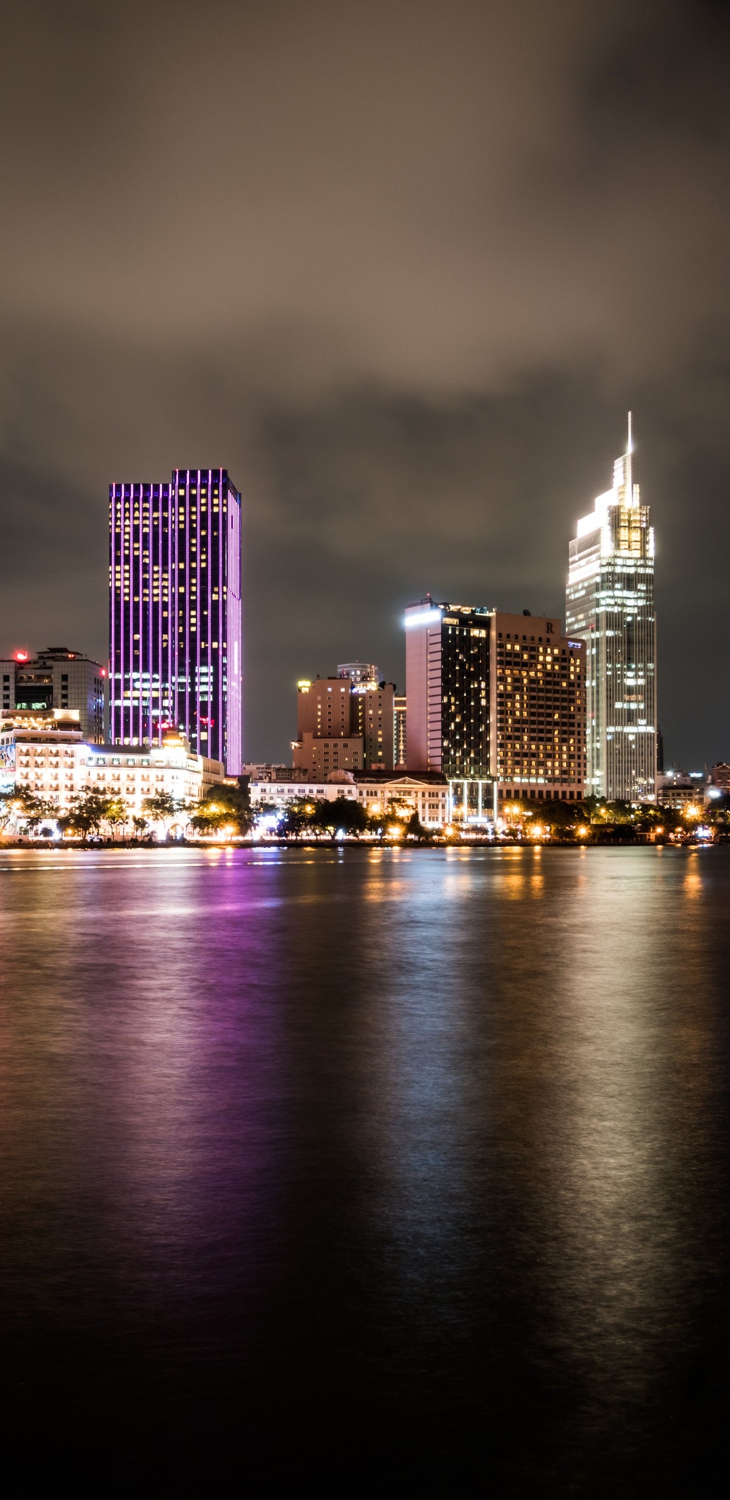 Ho Chi Minh City, Urban development, Architectural marvels, Bustling metropolis, 1440x2960 HD Phone