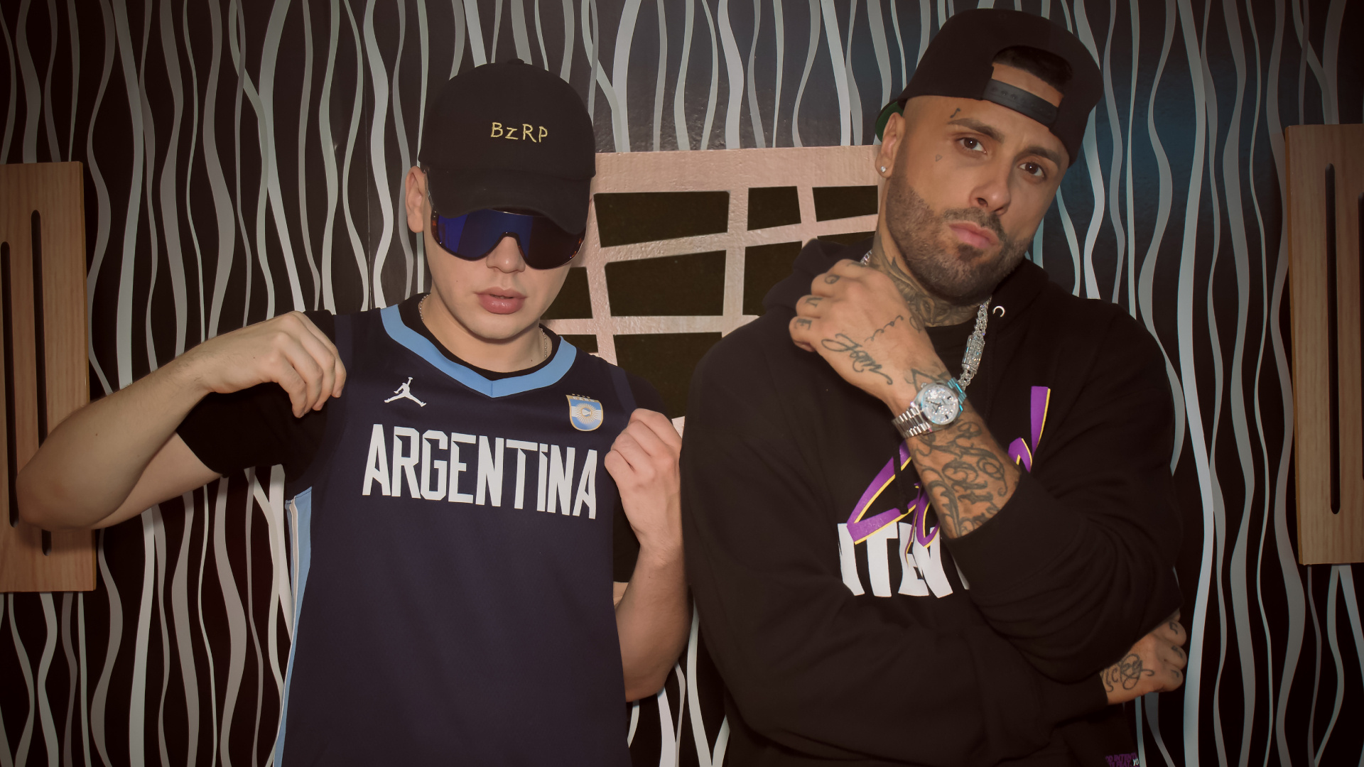 Bizarrap, Nicky Jam, Bzrp music sessions, 1920x1080 Full HD Desktop