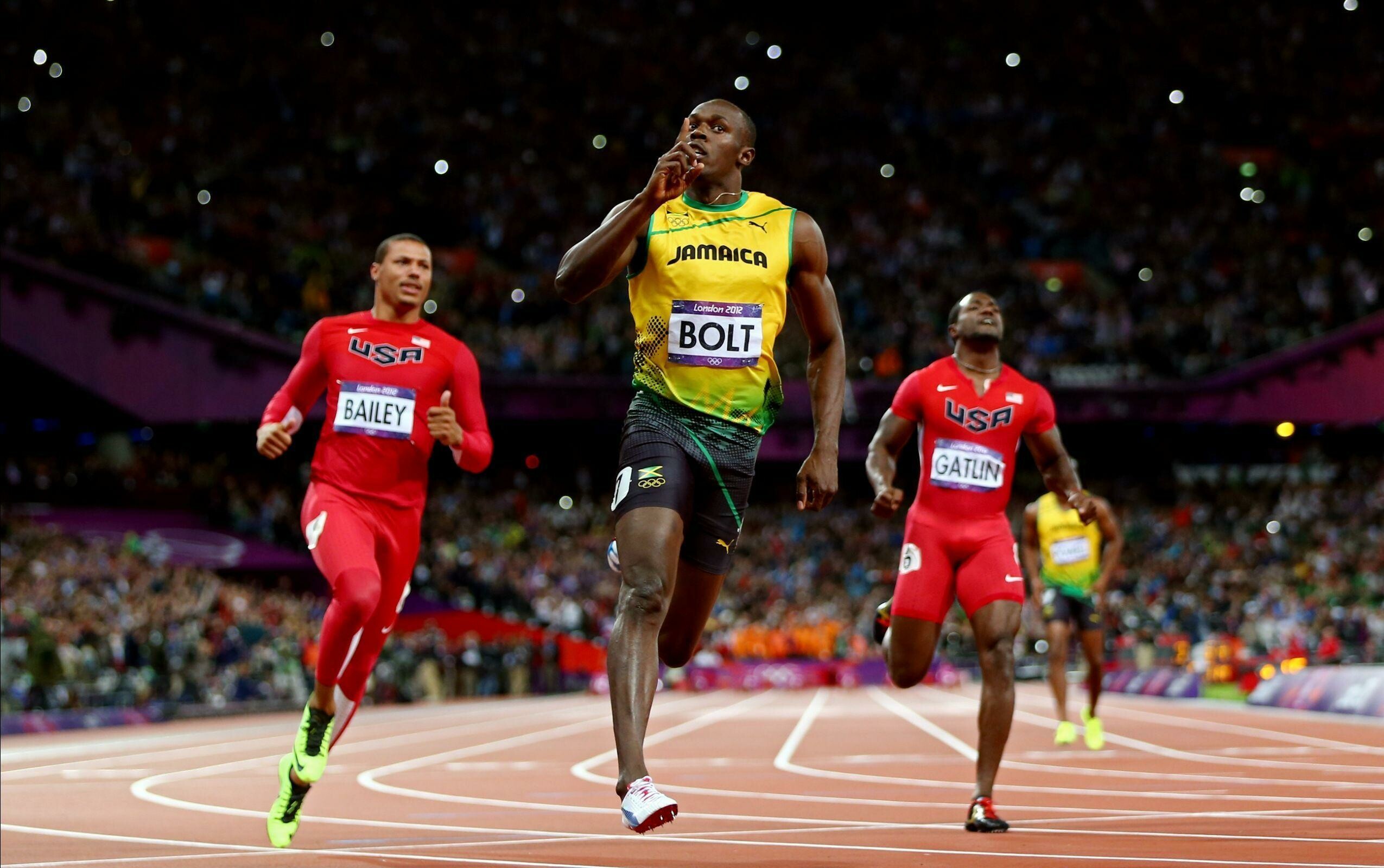 Usain Bolt, Sprinting legend, Lightning speed, Sports icon, 2550x1600 HD Desktop