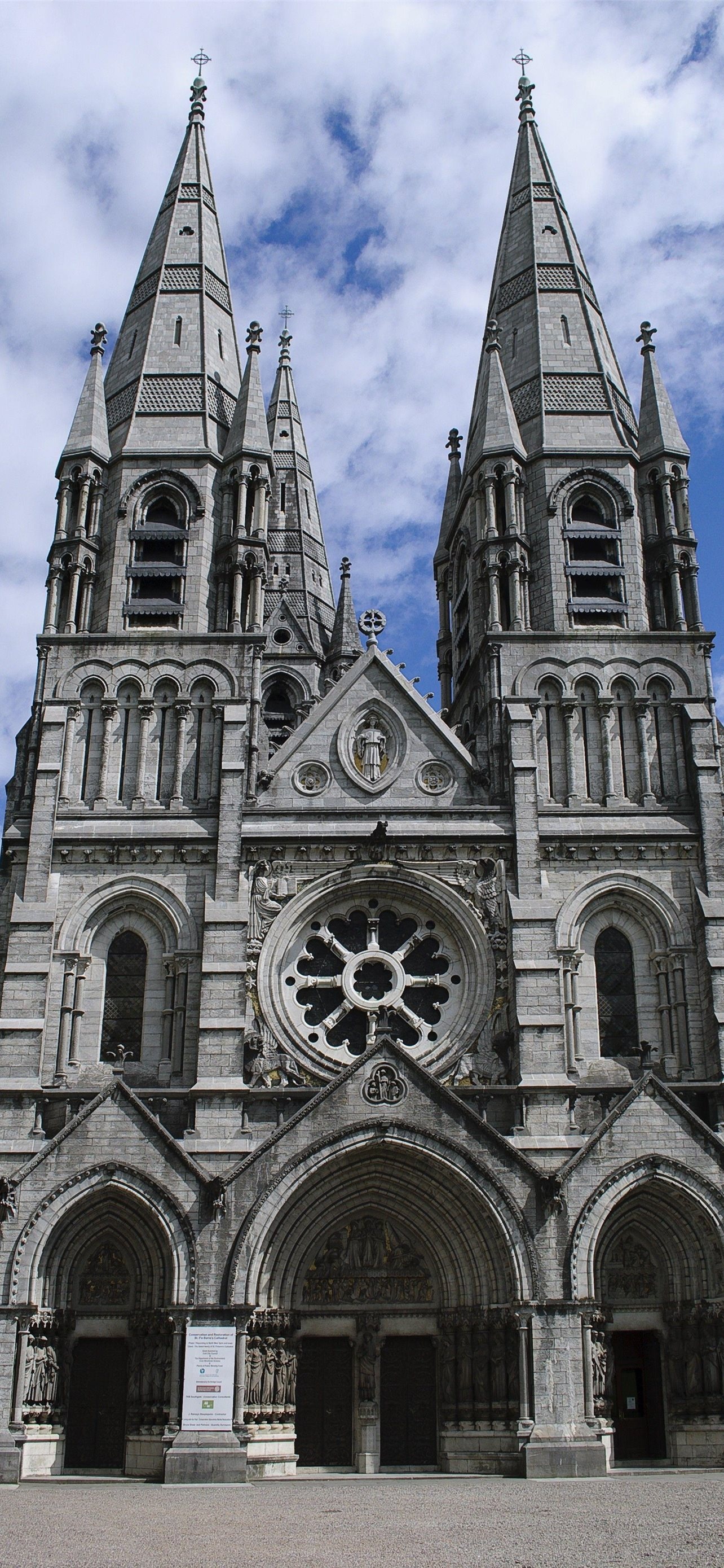 Saint Fin Barre's Cathedral Cork, Cathedrals Wallpaper, 1290x2780 HD Phone