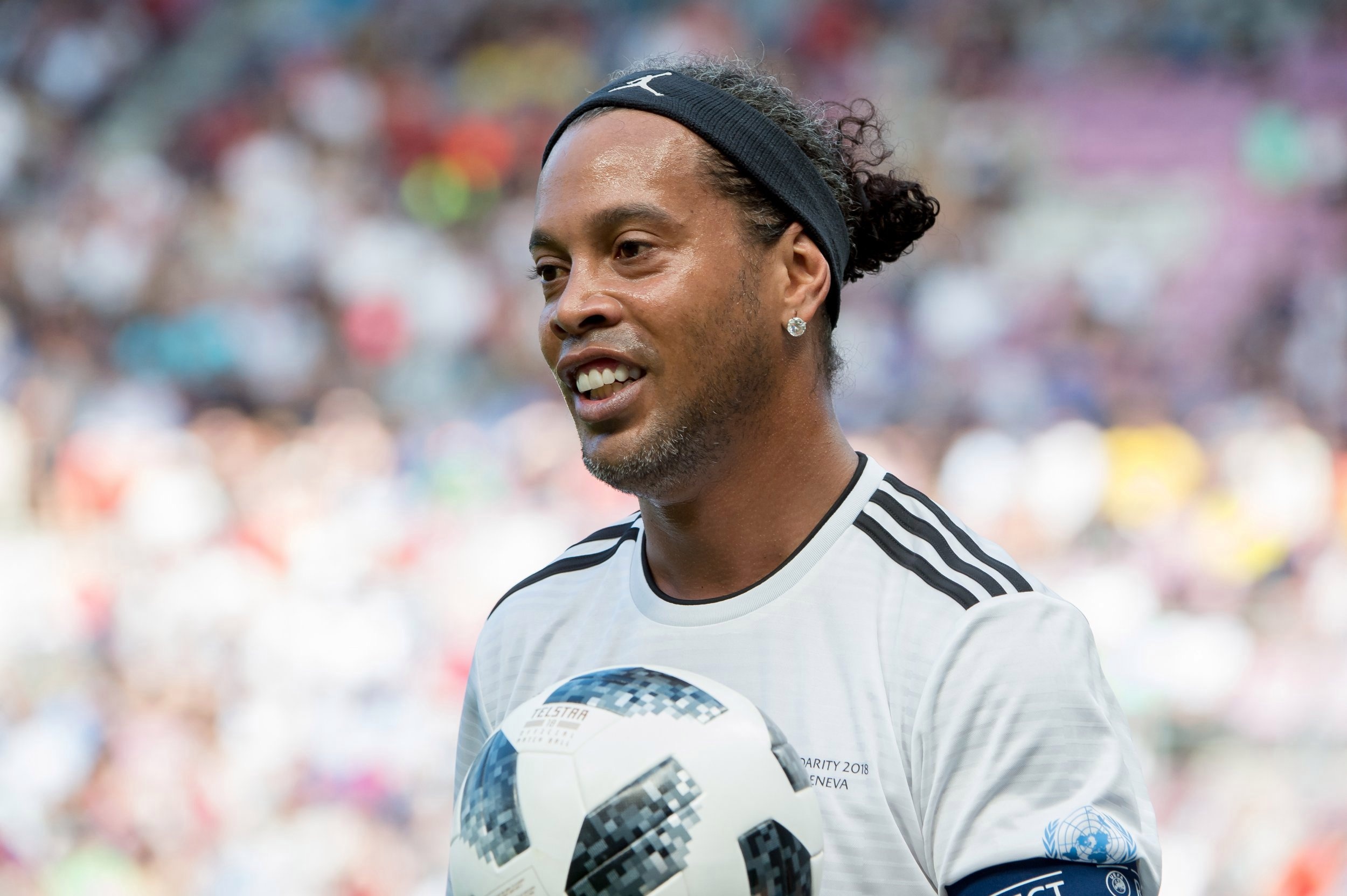 Ronaldinho, Adidas Telstar 18, Match for Solidarity 2018, HD Desktop wallpaper