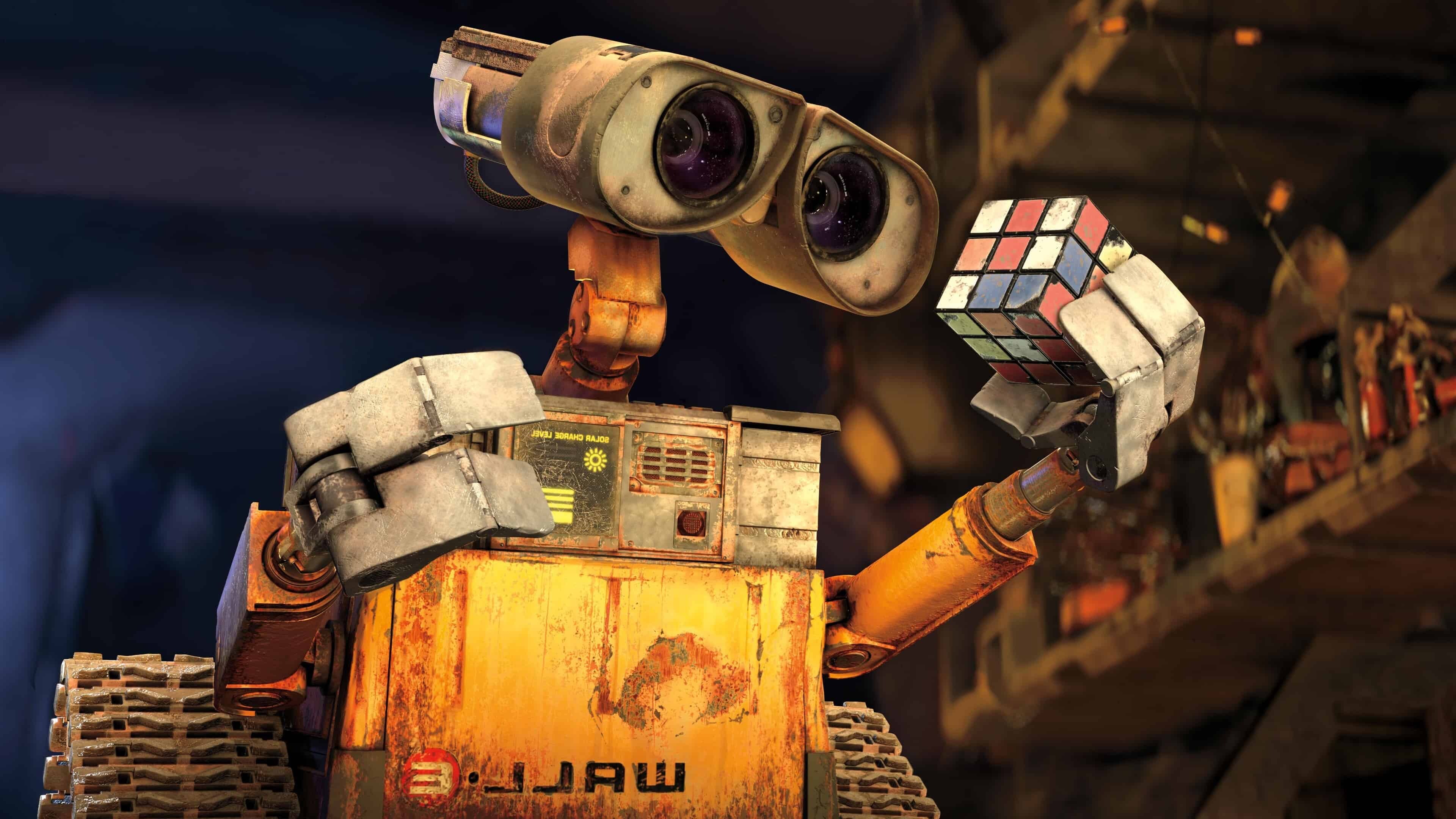 WALLE, Robot companion, Space adventure, UHD wallpaper, 3840x2160 4K Desktop