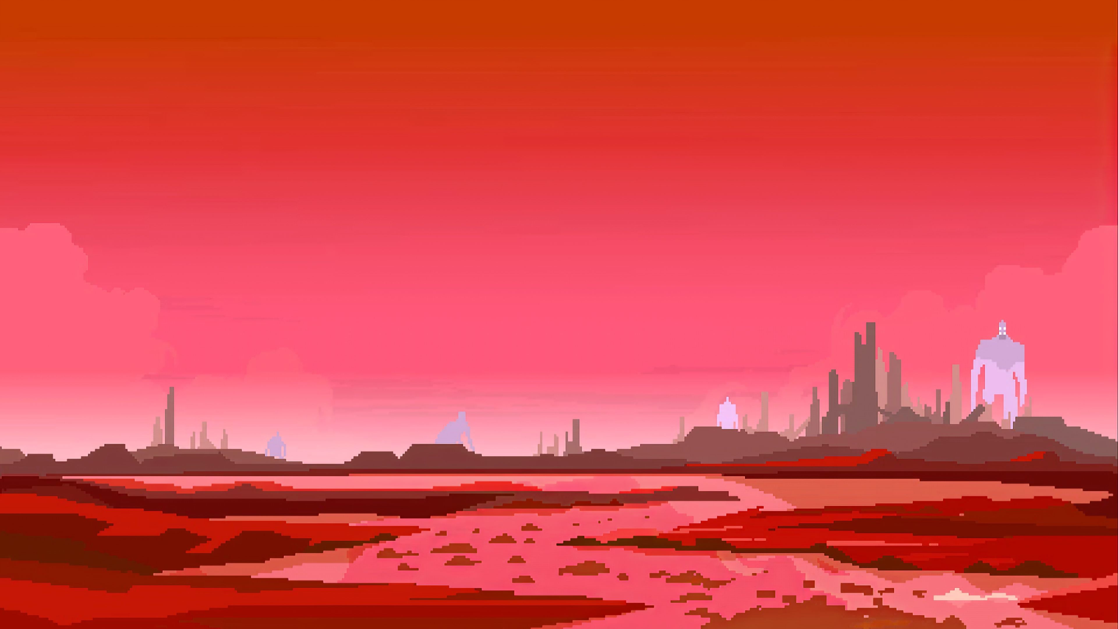 Hyper Light Drifter, Stunning 4K wallpapers, Visually captivating, Immersive gaming art, 3840x2160 4K Desktop