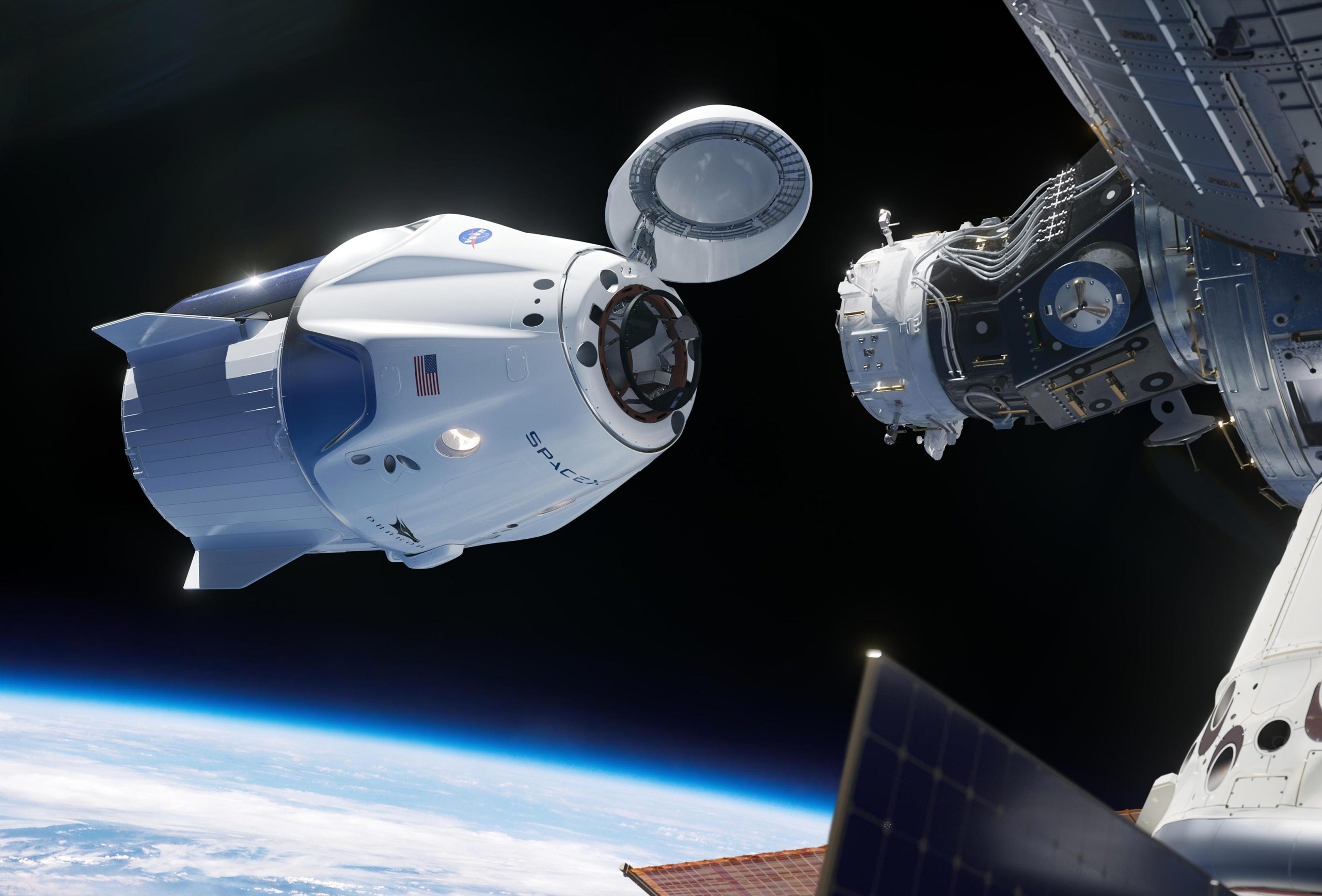 Axiom AX-1 private astronaut, Space station mission, Live coverage, 2560x1740 HD Desktop