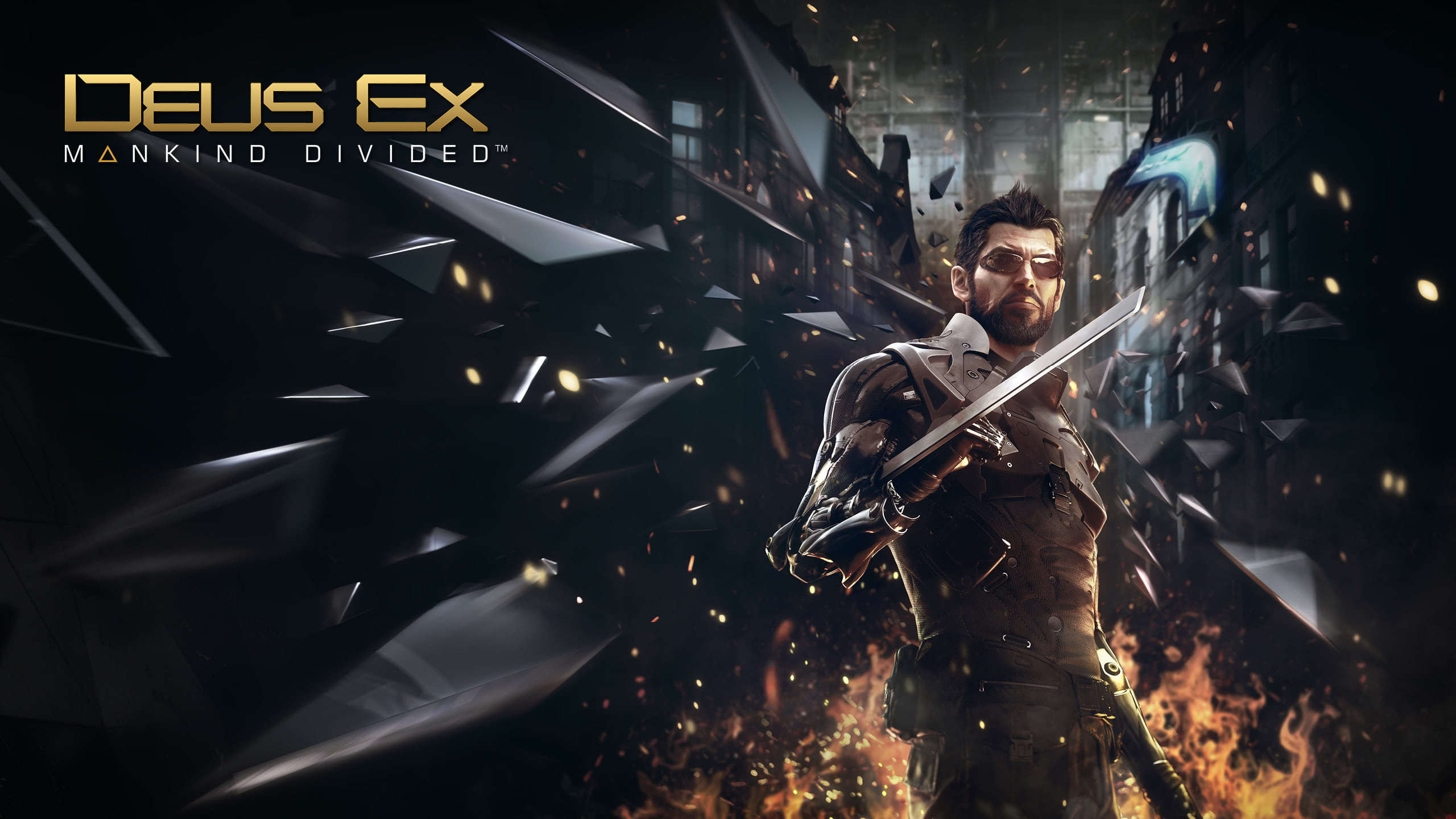 Deus Ex, Mankind Divided, Adam Jensen, WQHD 1440p wallpaper, 2560x1440 HD Desktop