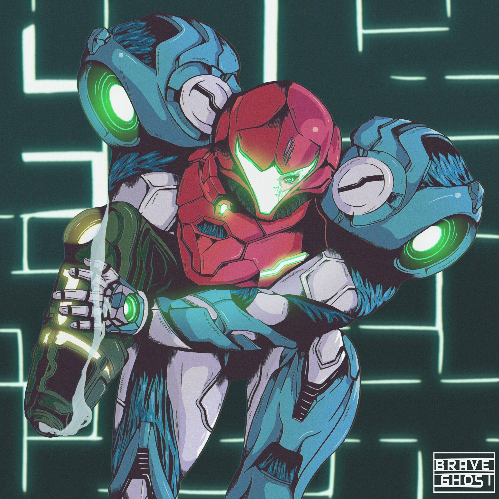 Brave Ghost on Twitter, Metroid series, Iconic character, Samus Aran, 2050x2050 HD Phone