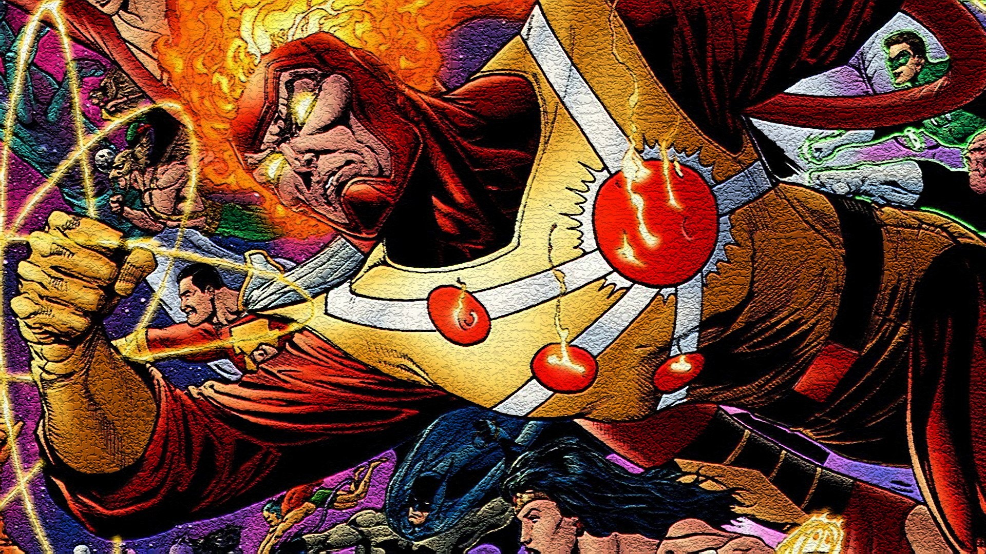 Firestorm (DC) HD wallpaper, Explosive energy, Dynamic superhero, Fiery visuals, 1920x1080 Full HD Desktop
