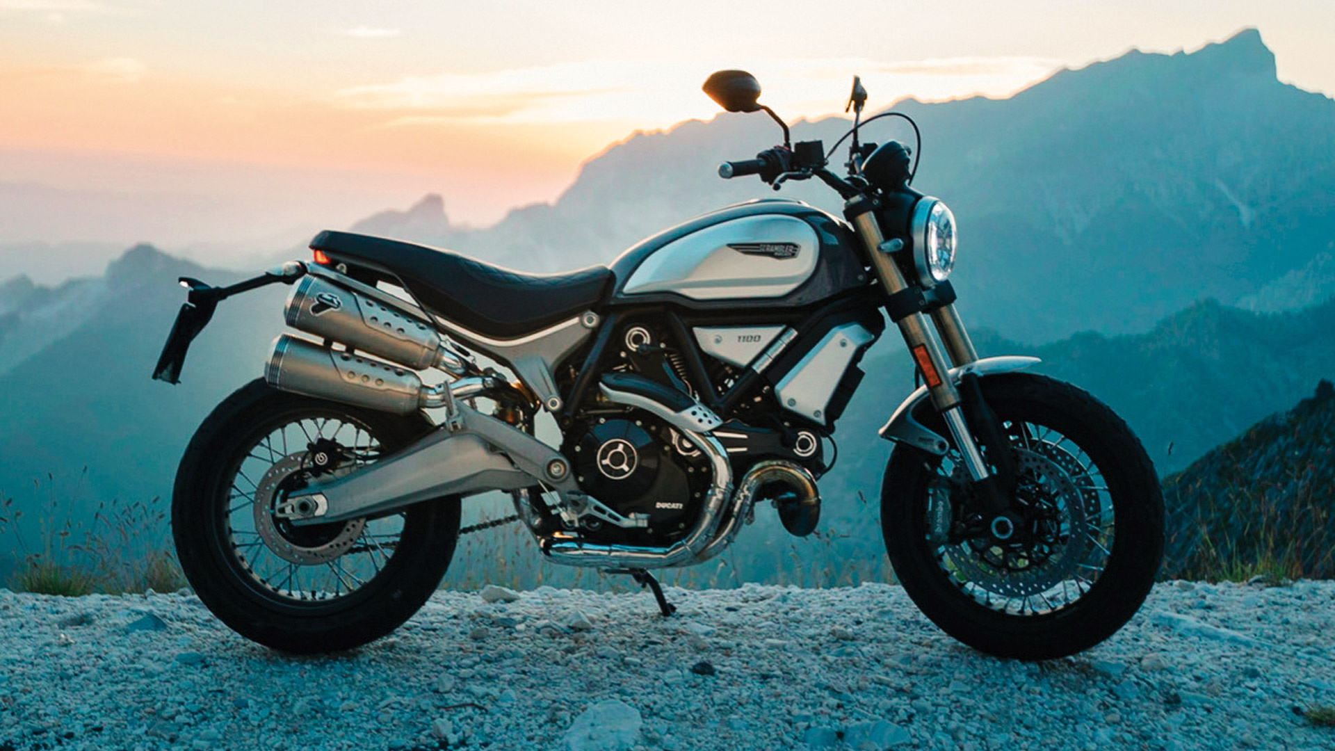 Ducati Scrambler 1100, Riding in Tuscany, Bigger and better, Auto enthusiast, 1920x1080 Full HD Desktop