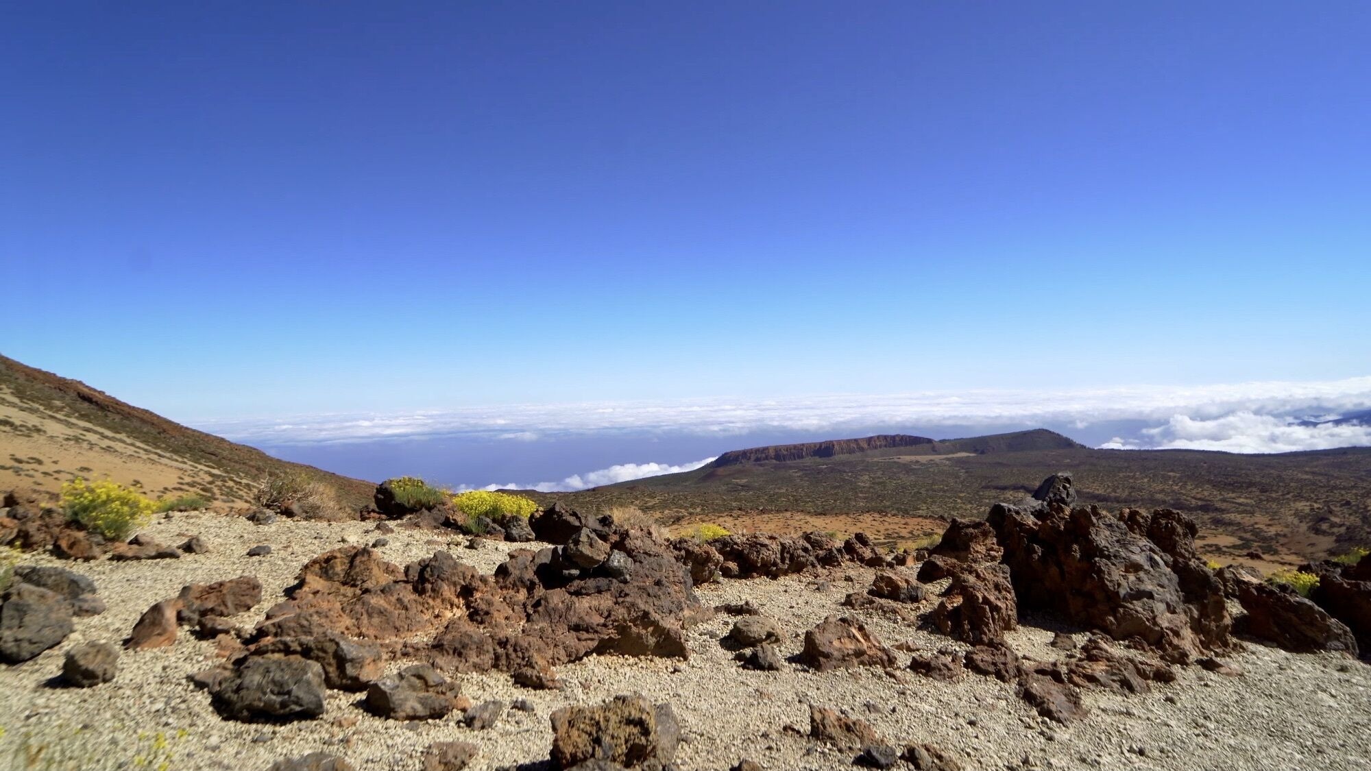 Teide National Park, Spain's highest mountain, Natural wonder, Travel destination, 2000x1130 HD Desktop