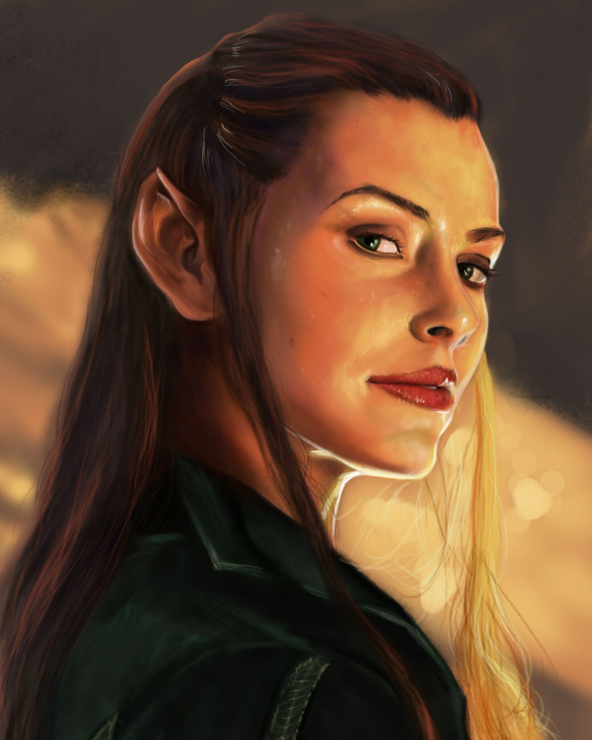 Fran Narvez, Tauriel, 1920x2400 HD Phone