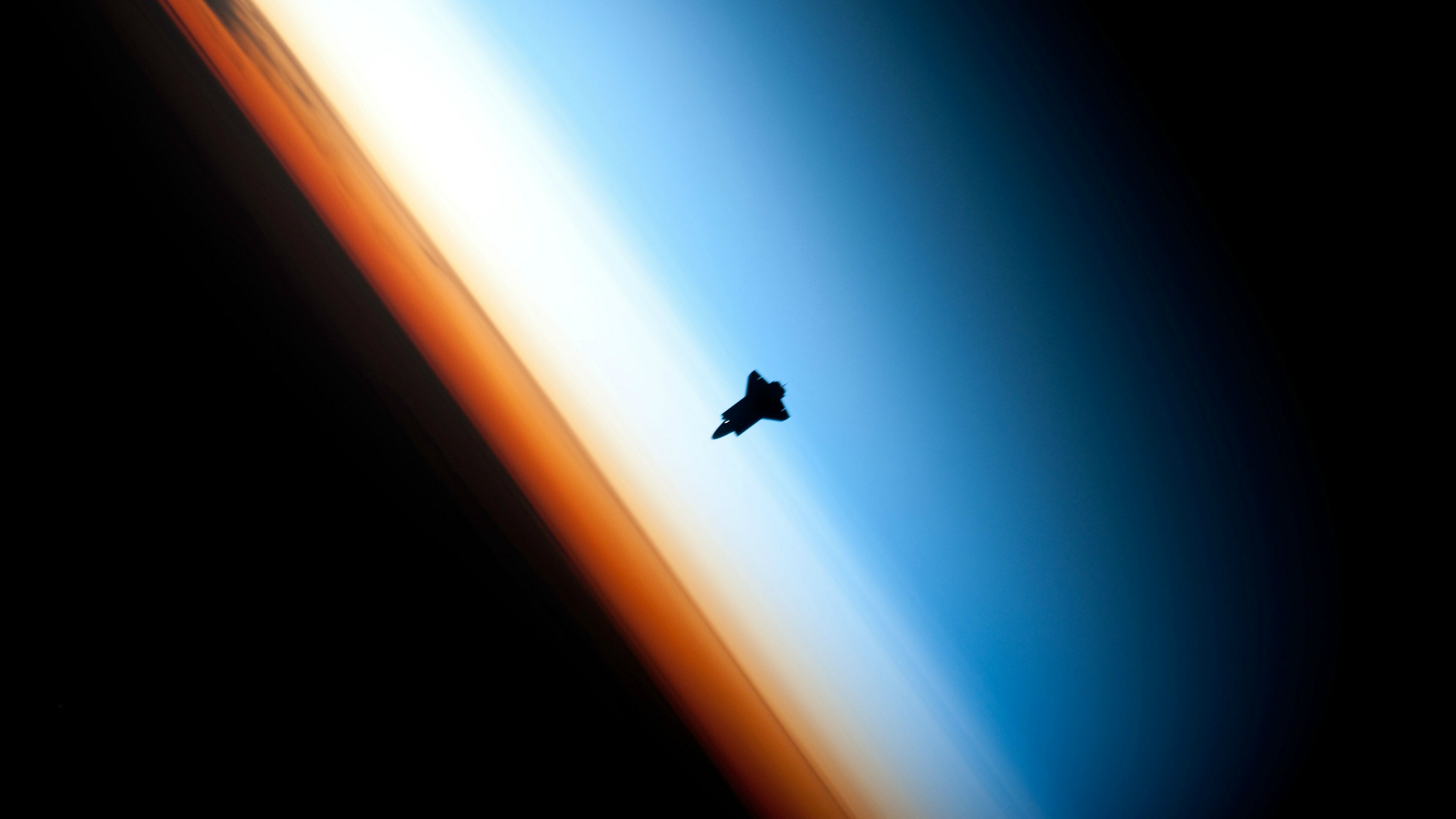 Silhouette, Space Shuttles Wallpaper, 3840x2160 4K Desktop