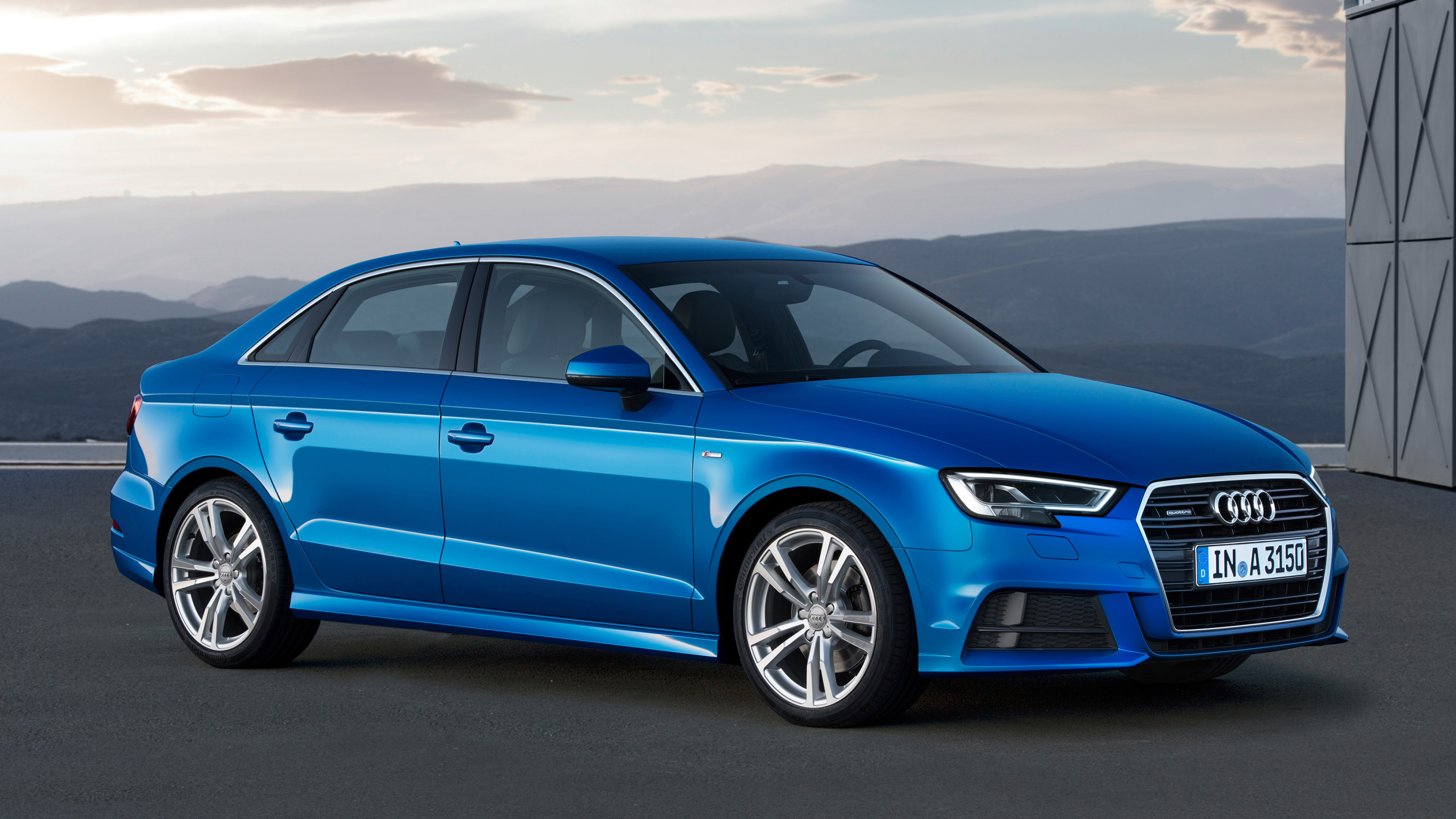 Audi A3, Premium sedan, Intuitive infotainment system, Dynamic handling, 3840x2160 4K Desktop