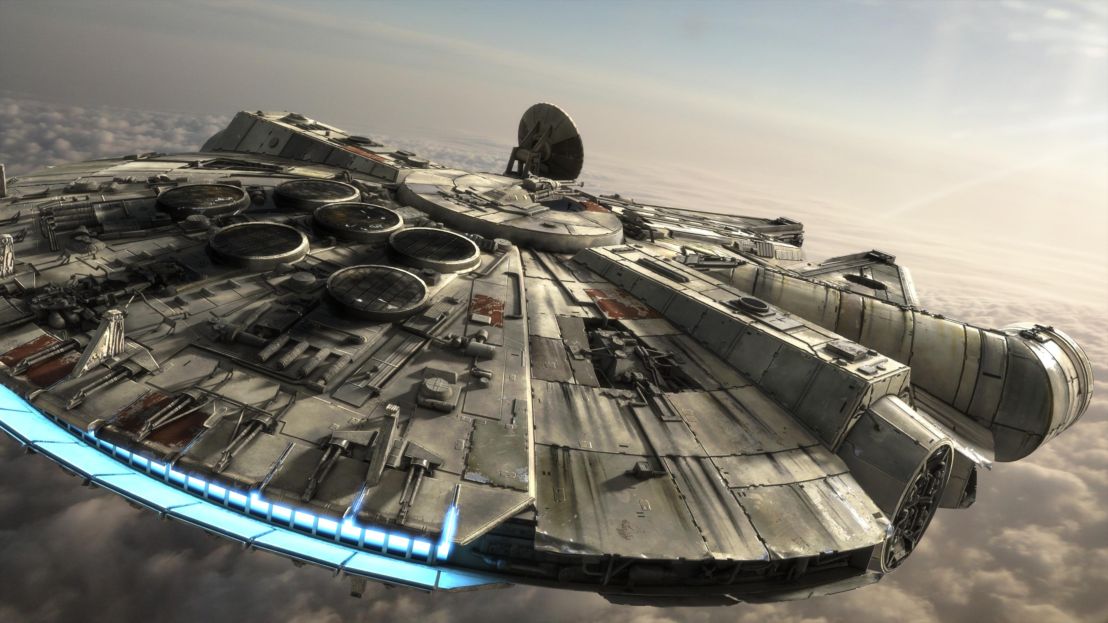 Millennium Falcon, Desktop wallpaper, Posted by John Sellers, 3840x2160 4K Desktop