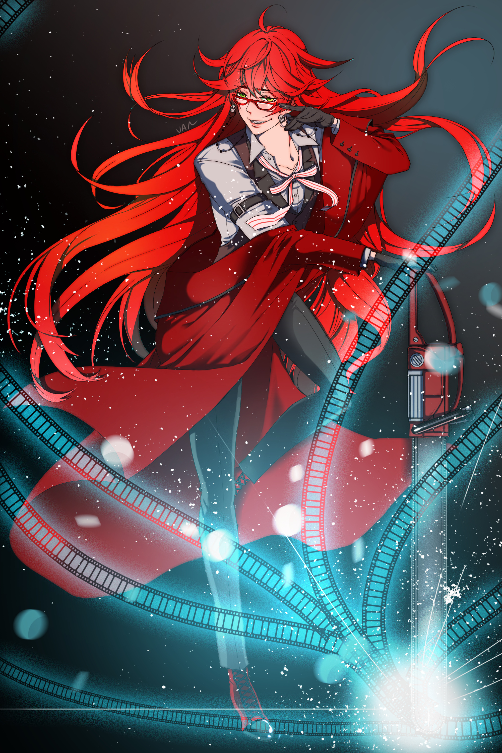 Grell Sutcliff, Anime, Kuroshitsuji image, Zerochan, 2000x3000 HD Phone