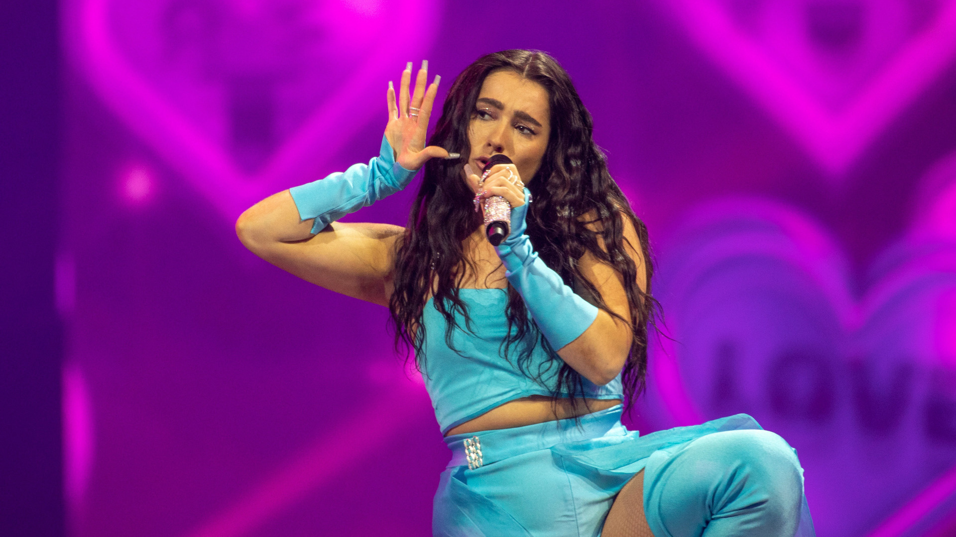 Brooke, Irish entrant, Eurovision live stream, TechRadar, 1920x1080 Full HD Desktop
