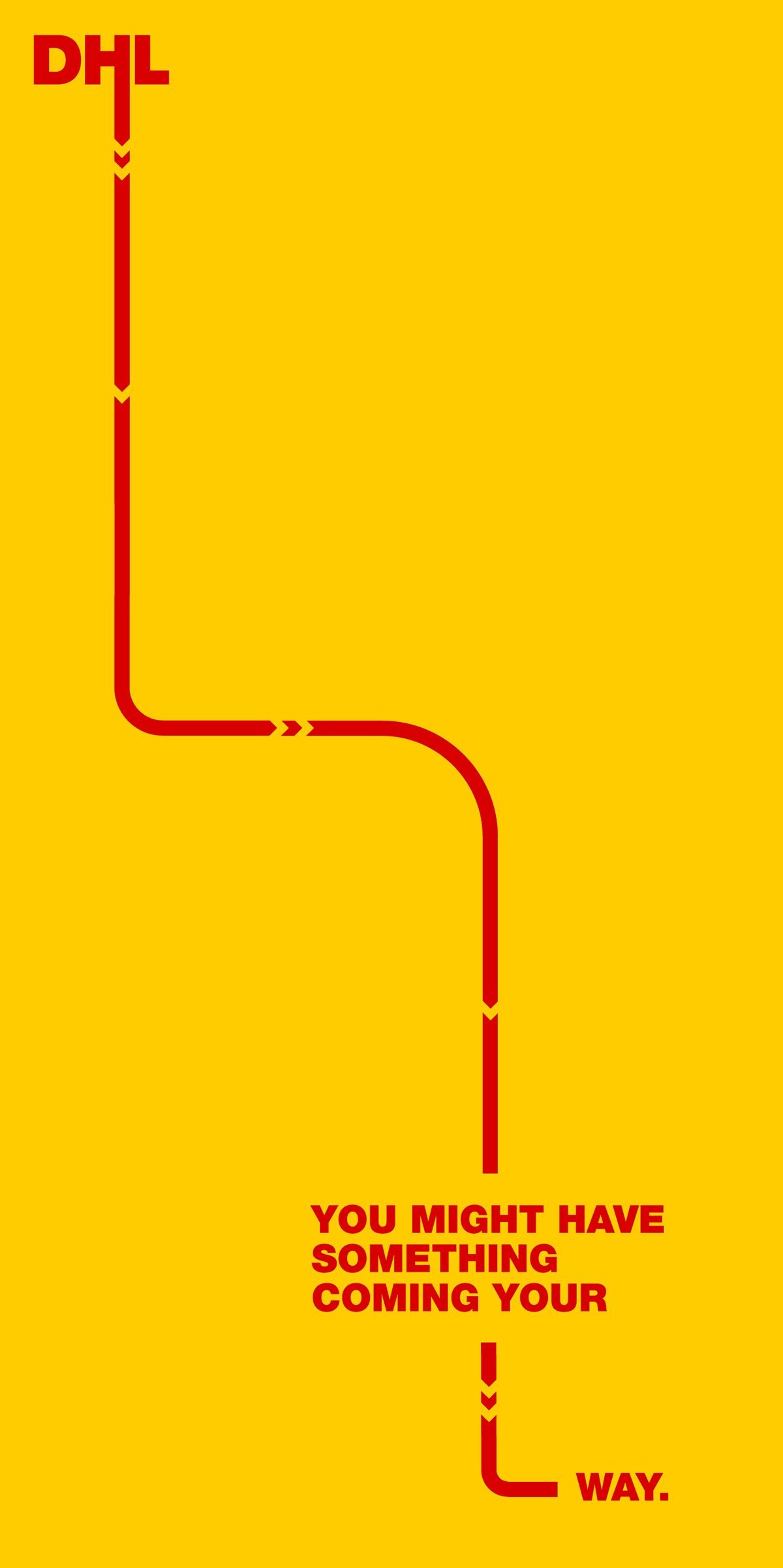 DHL redesign, Minimalist graphic design, Sports branding, Timeless logo, 1200x2410 HD Phone