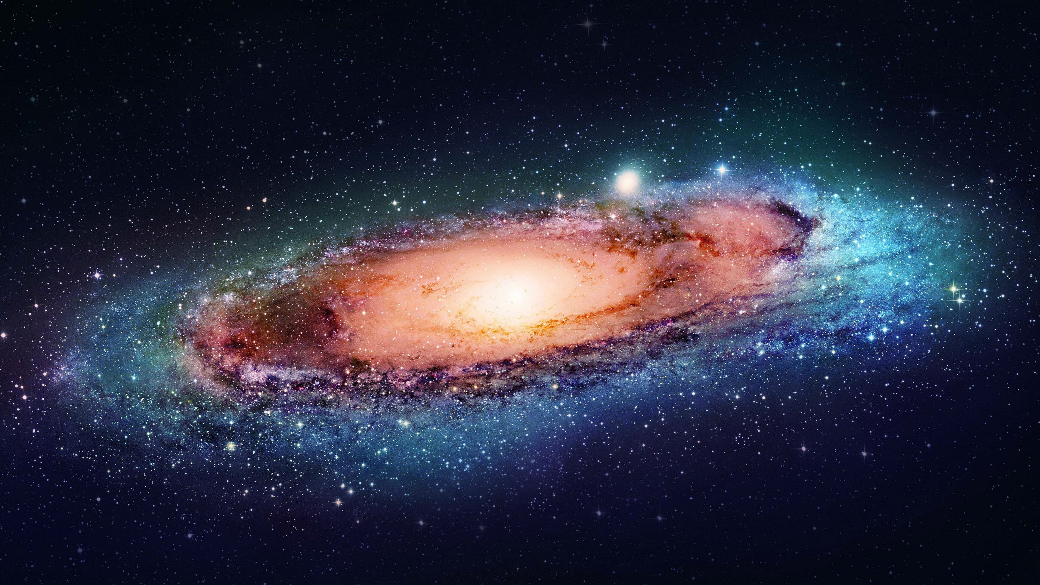 Galaxy wallpaper desktop, Posted by Ryan, Cunningham, Galaxy, 3460x1950 HD Desktop