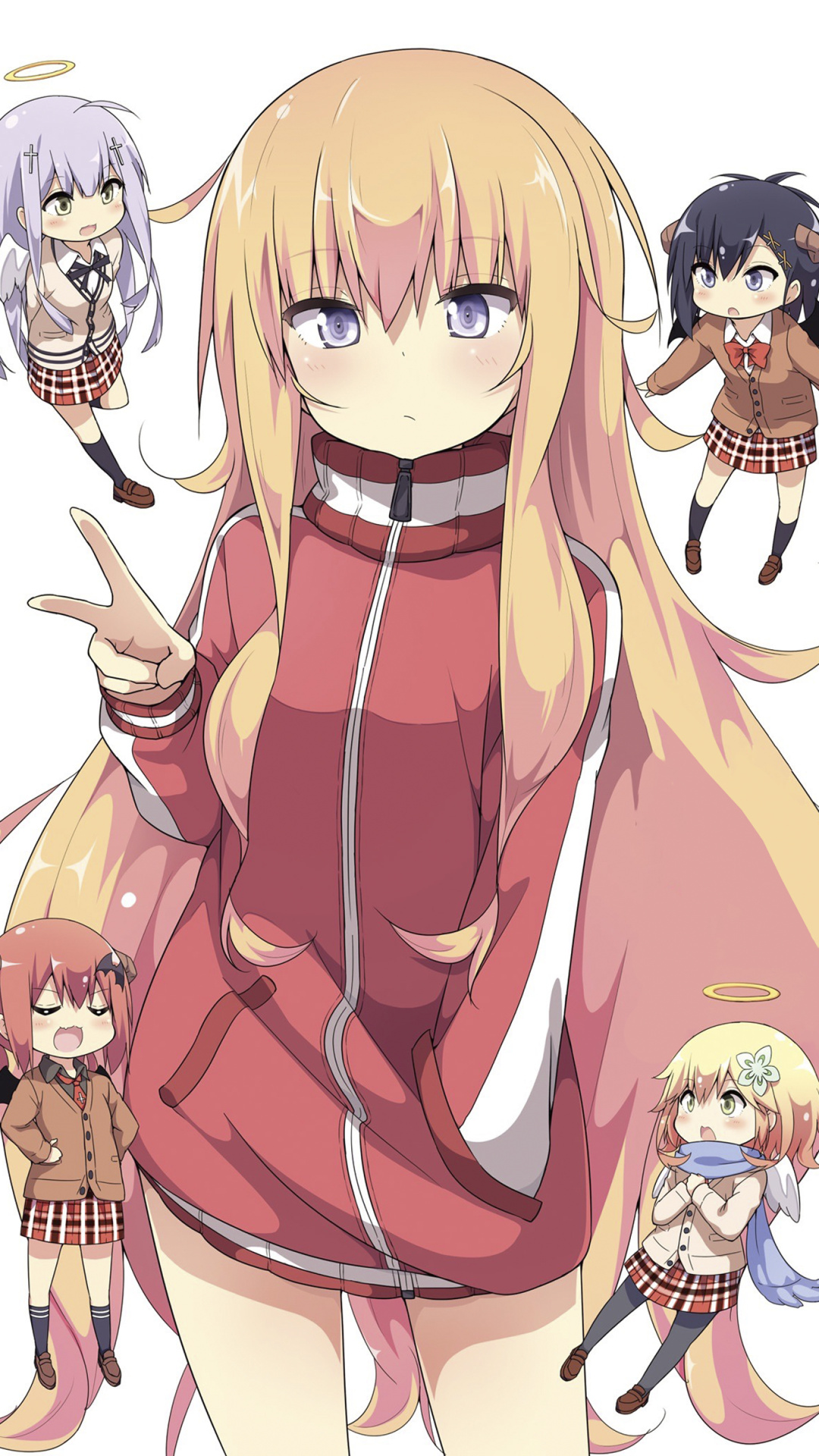 Gabriel DropOut, Anime, 1080x1920 Full HD Phone