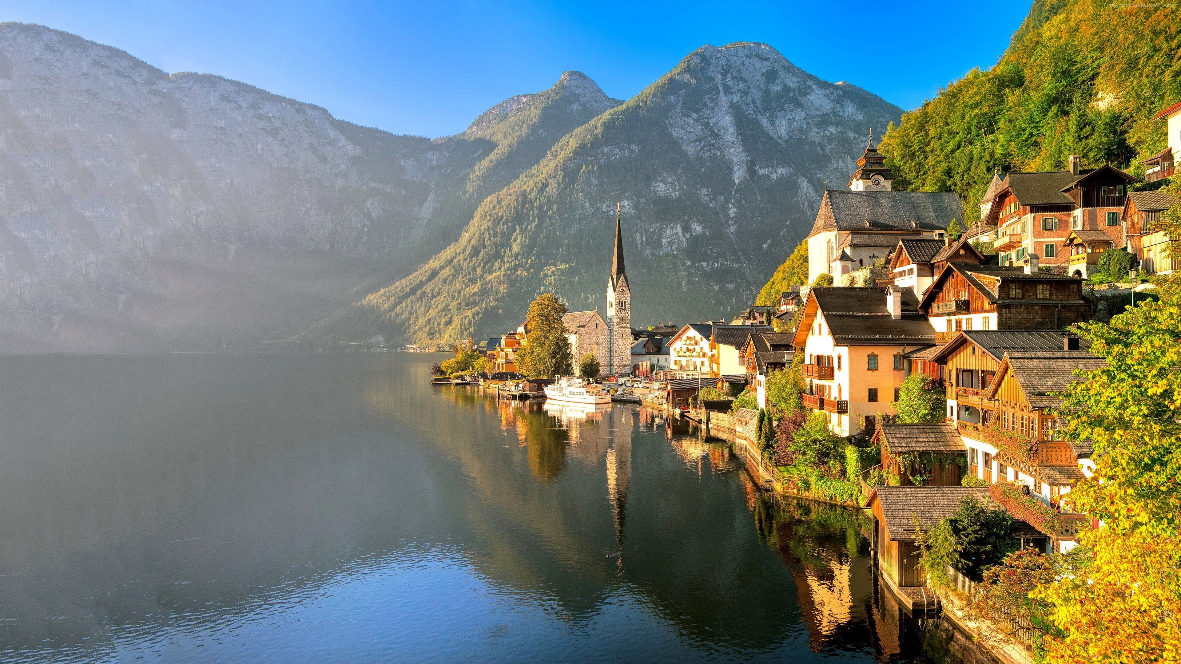 Austria landscapes, Majestic mountains, Beautiful nature, Stunning scenery, 3840x2160 4K Desktop