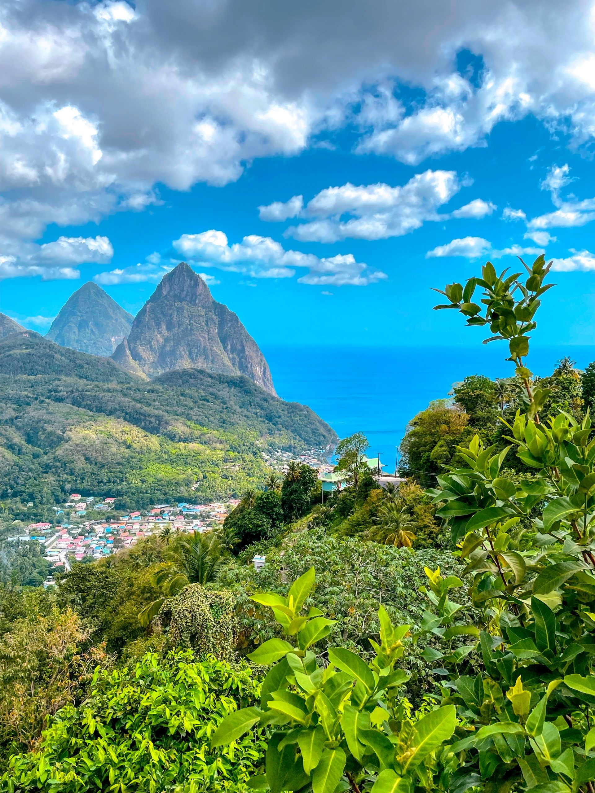 The Pitons, St. Lucia, Travel, Epic time, 1920x2560 HD Phone