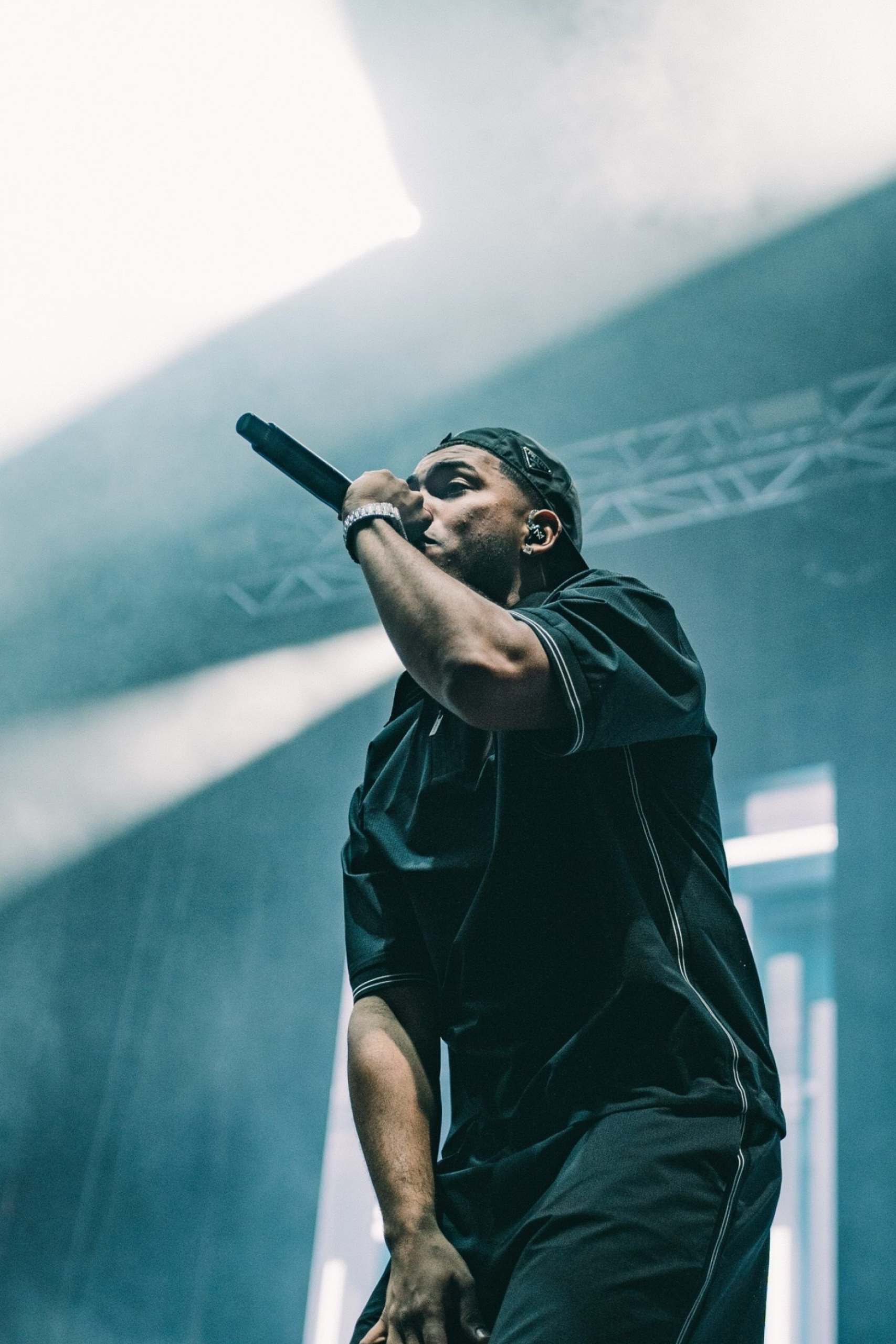 Myke Towers' music, Emotional performances, Live events, Captivating artist, 1710x2560 HD Phone