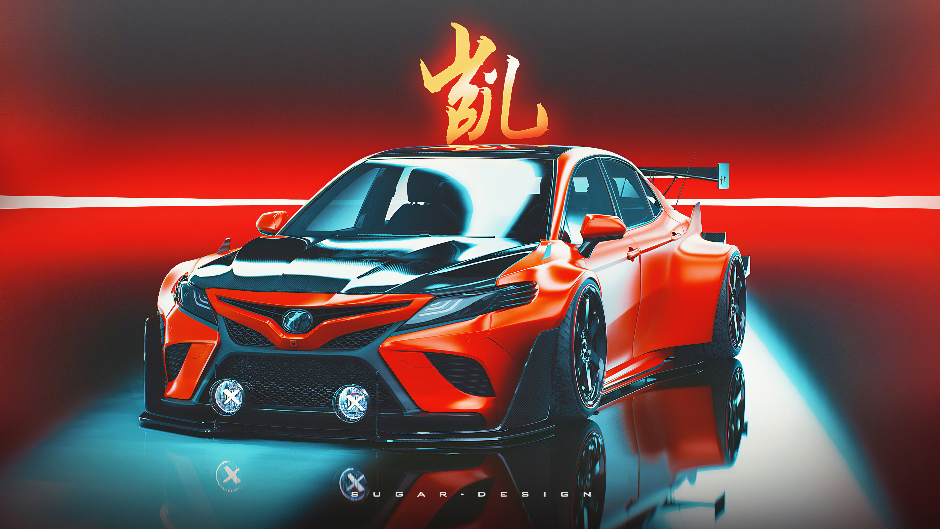 Toyota design 4K, High-resolution art, Creative expression, Visual craftsmanship, 3840x2160 4K Desktop