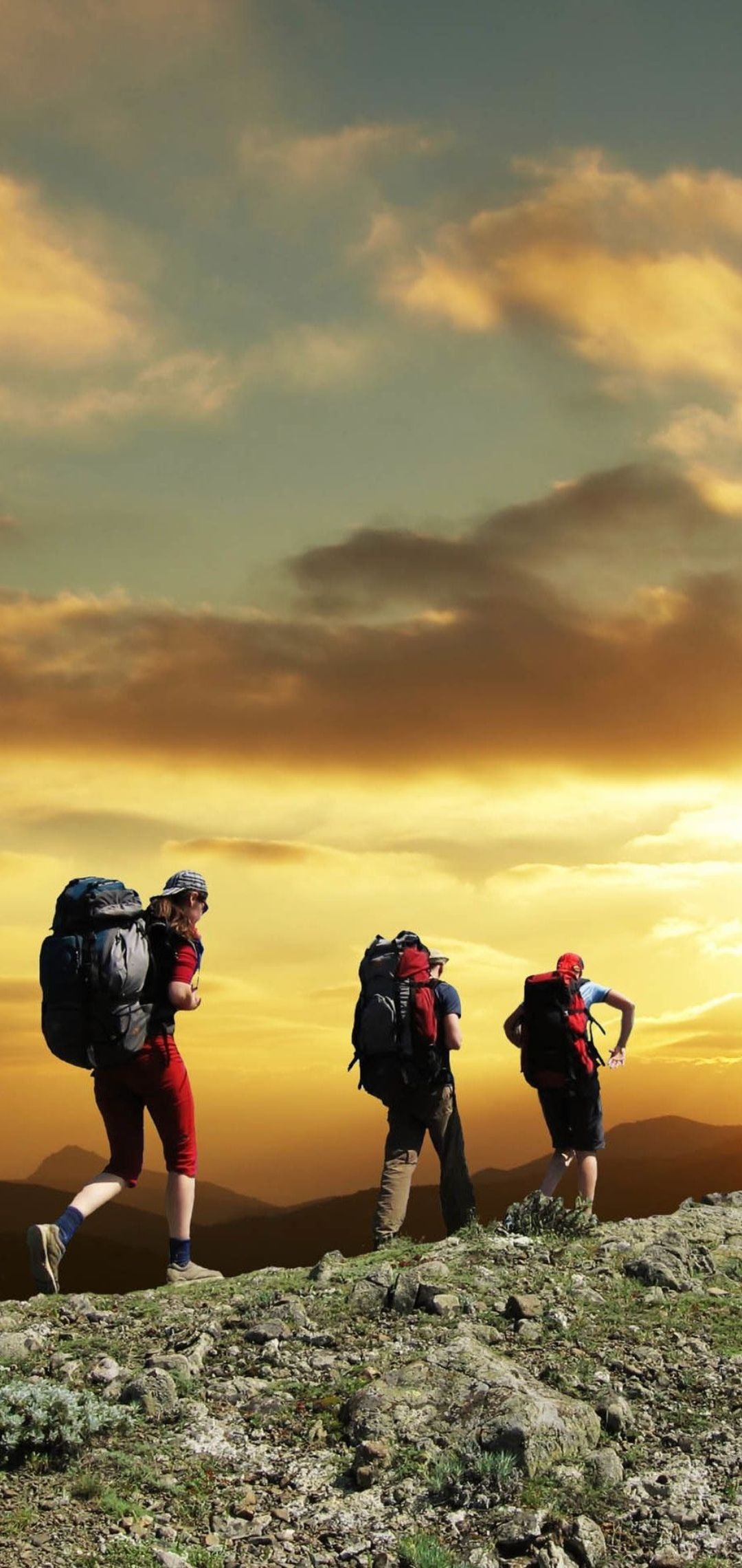 Hiking wallpapers, Outdoor adventure, Nature backgrounds, Active lifestyle, 1080x2280 HD Phone